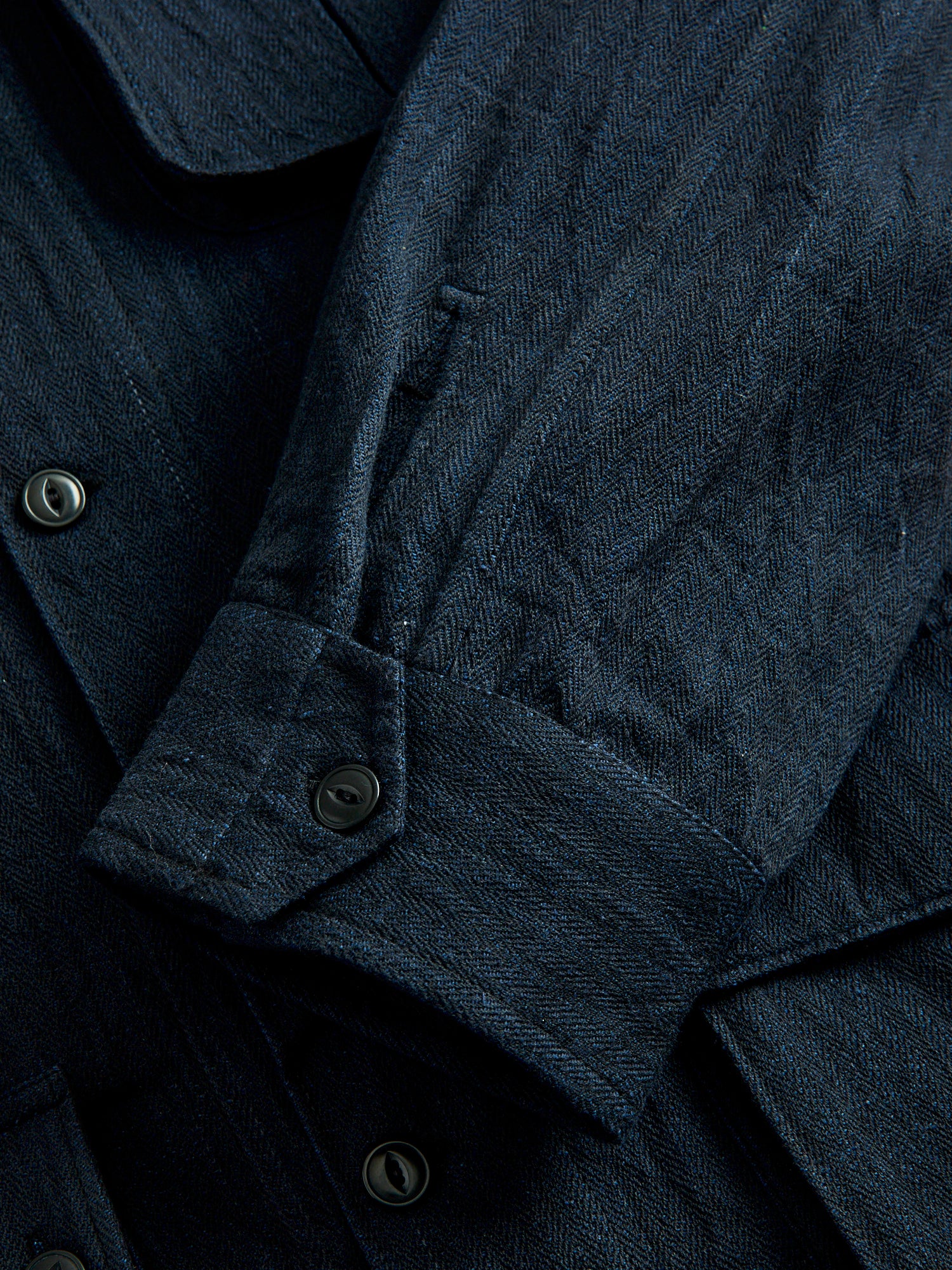 Dani Jacket in Iron/Indigo Herringbone - Image 6