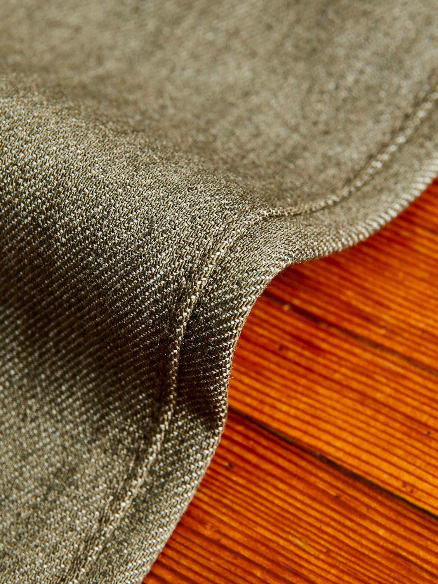 "Dark Green" 10.5oz Stretch Selvedge Denim - Pen Slim - Image 10
