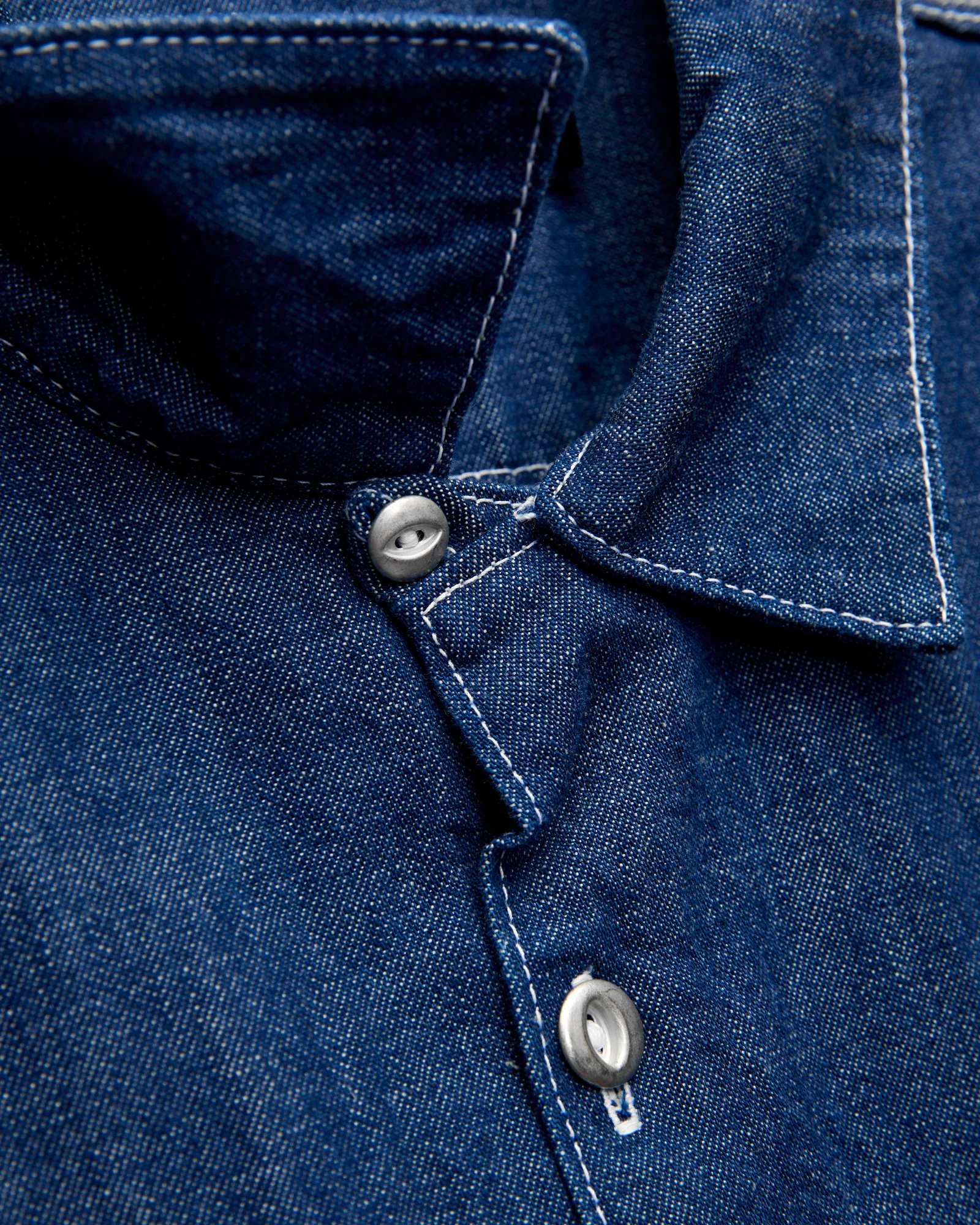 Dayton Workshirt in Blue Denim - Image 5