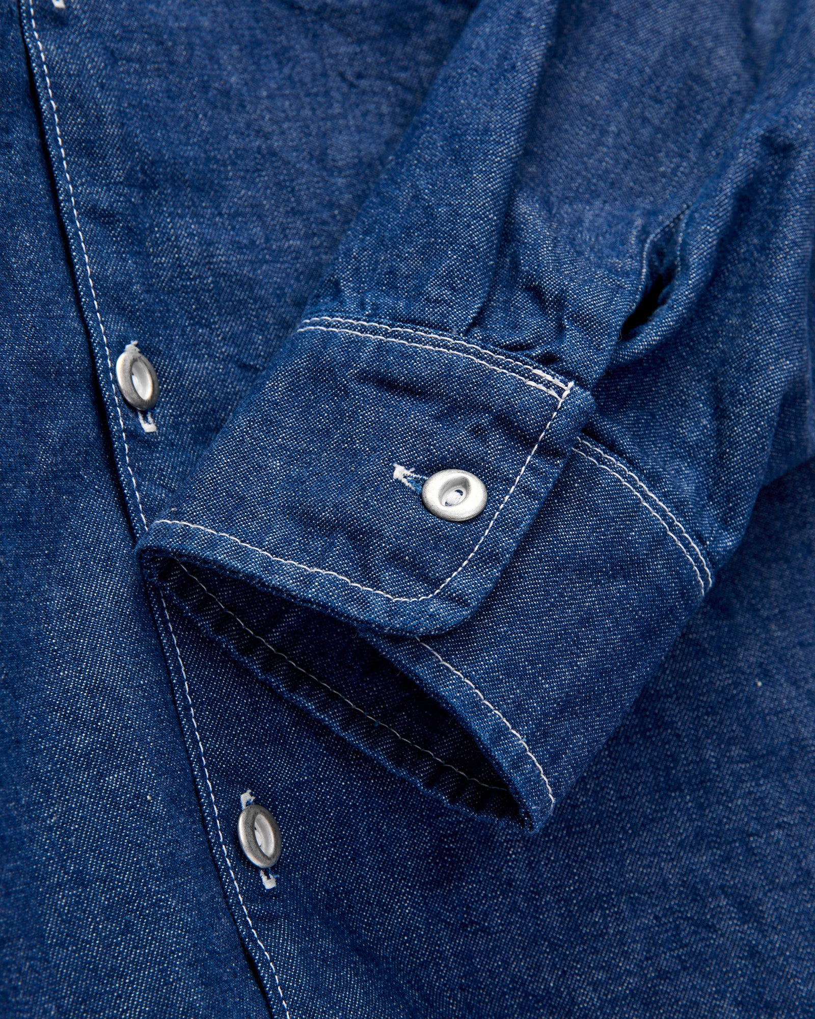 Dayton Workshirt in Blue Denim - Image 6