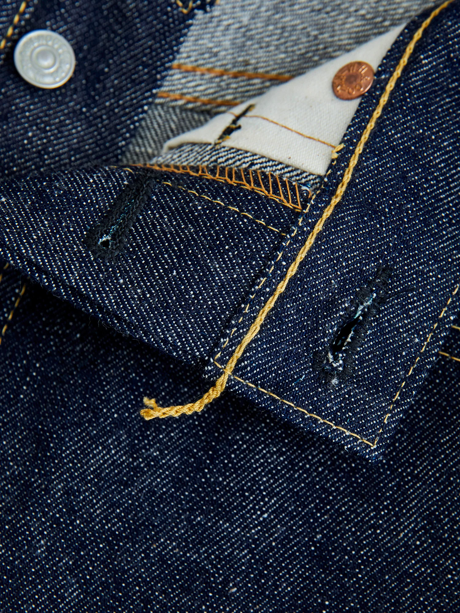 DD-1001XX "1947 Model" 13.5oz Unsanforized Selvedge Denim - Regular Straight - Image 8