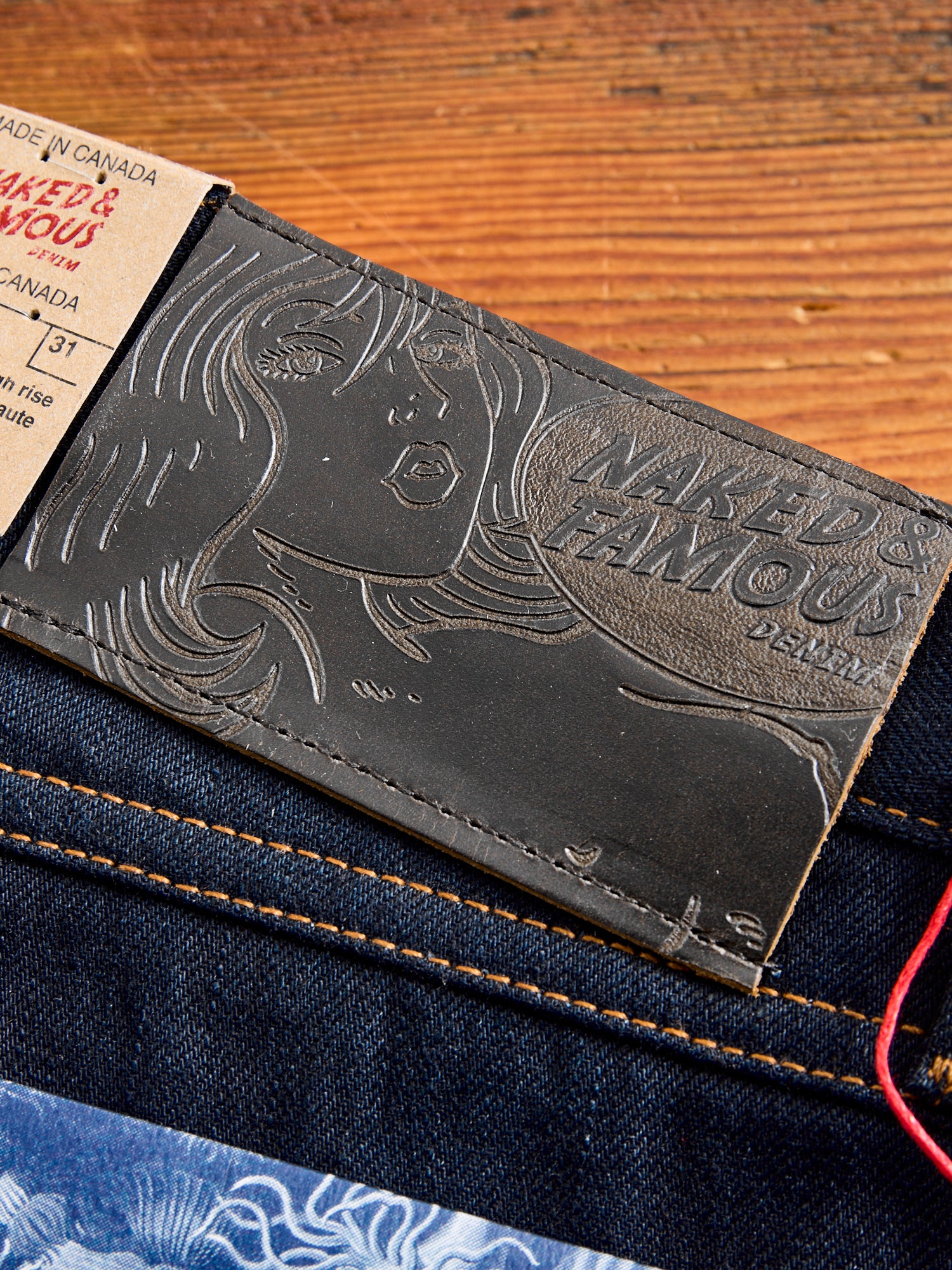 "Deep Sea Selvedge" 12.5oz Double Indigo Selvedge Denim - True Guy Fit - Image 10
