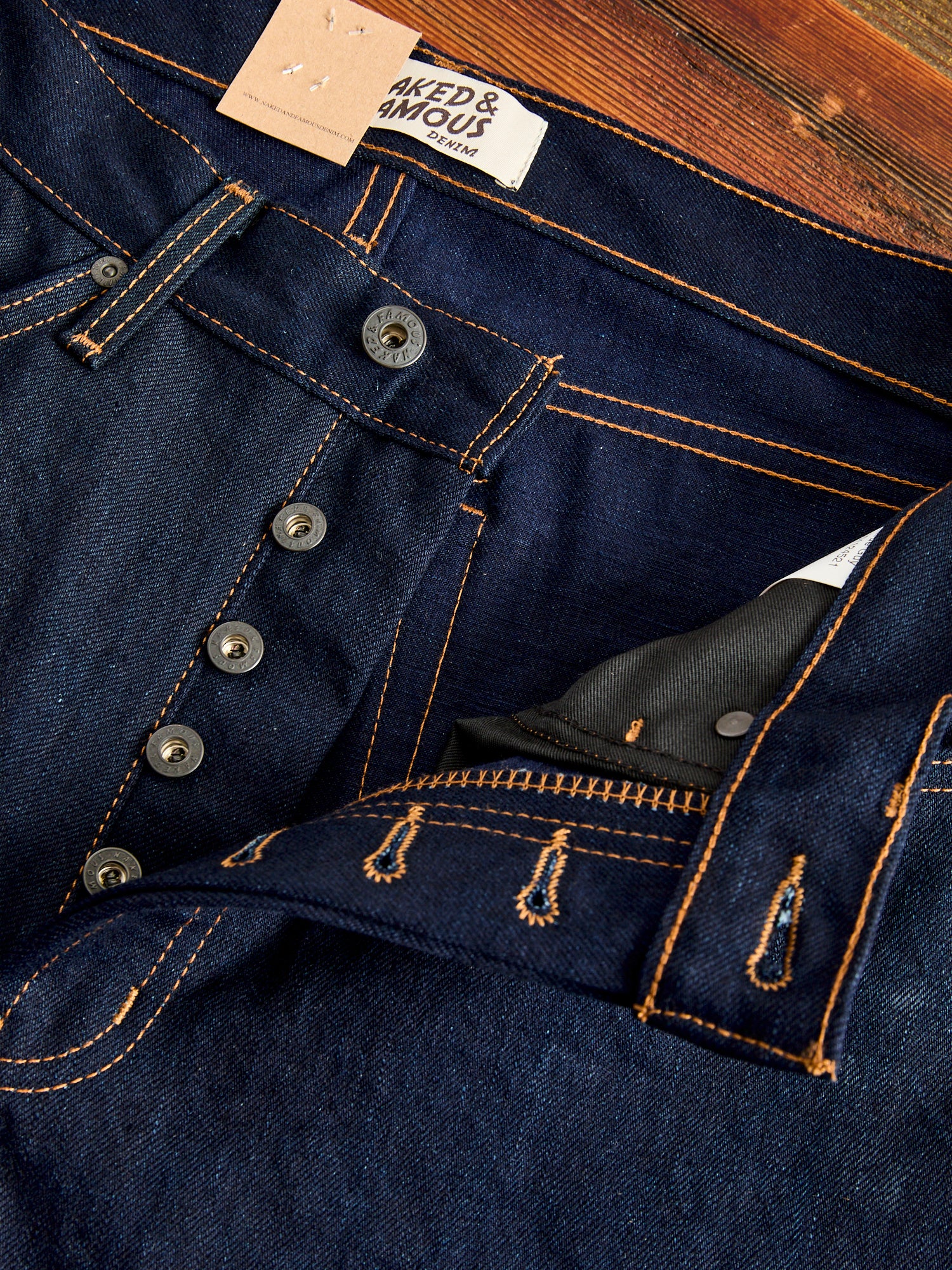 "Deep Sea Selvedge" 12.5oz Double Indigo Selvedge Denim - True Guy Fit - Image 7