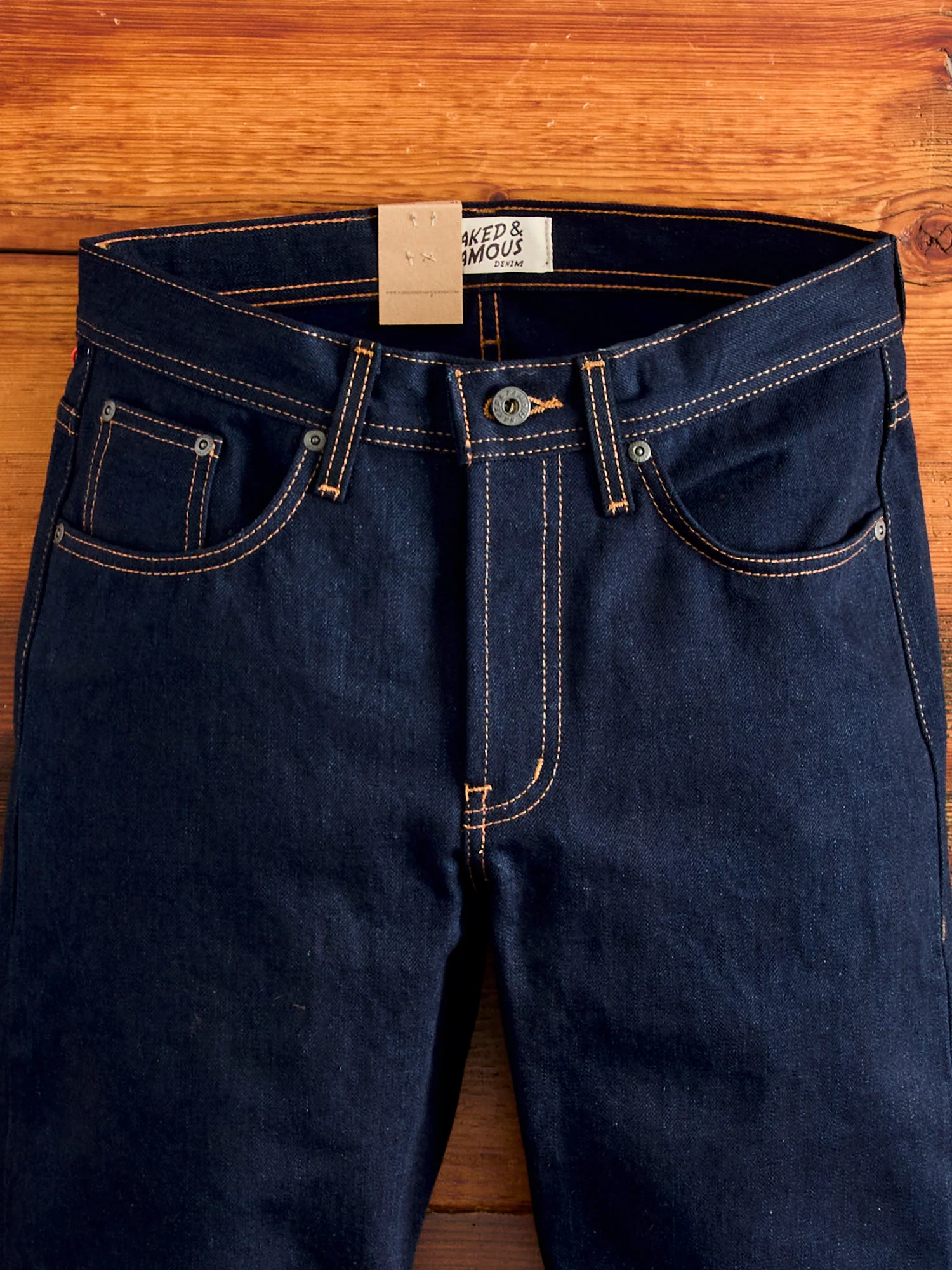 "Deep Sea Selvedge" 12.5oz Double Indigo Selvedge Denim - Weird Guy Fit - Image 4
