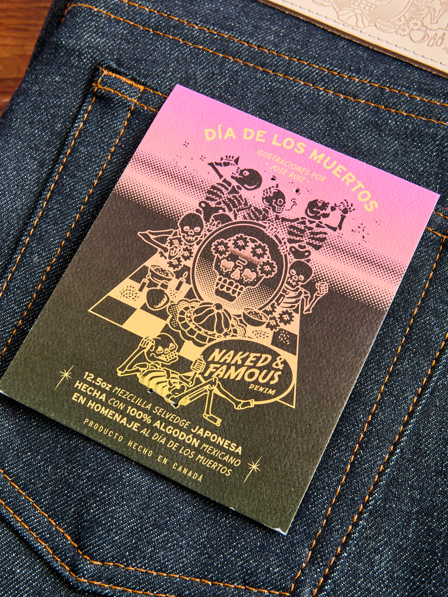 "2024 Dia De Los Muertos Selvedge" 12.5oz Selvedge Denim - Weird Guy Fit - Image 11