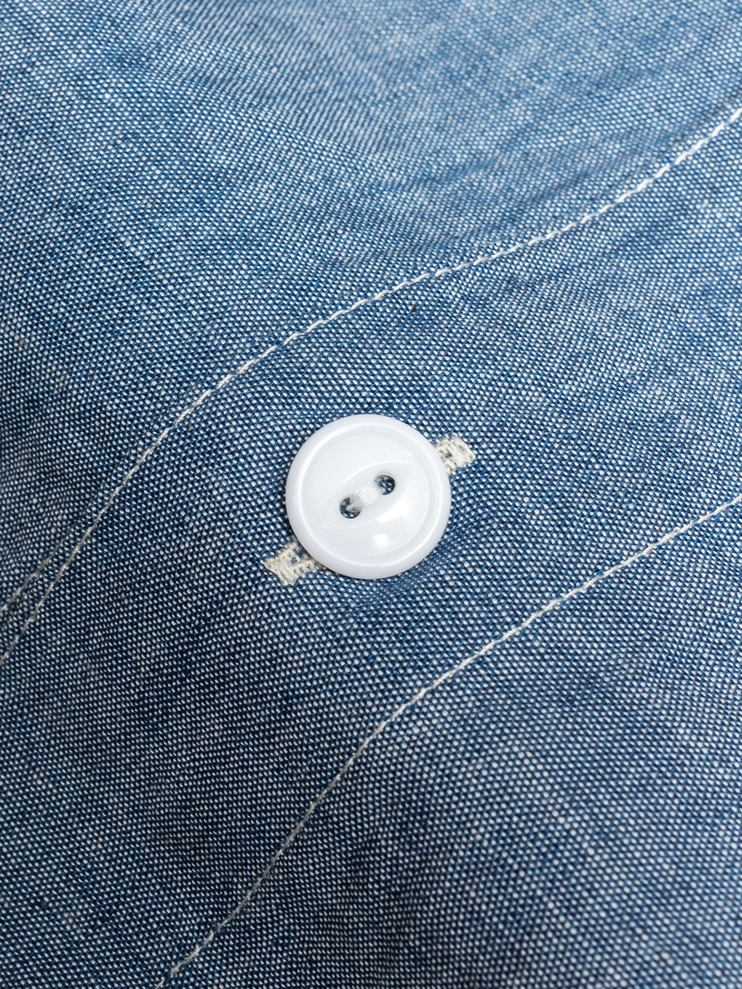 Diggin Half Button-Down Shirt in Blue - Image 7