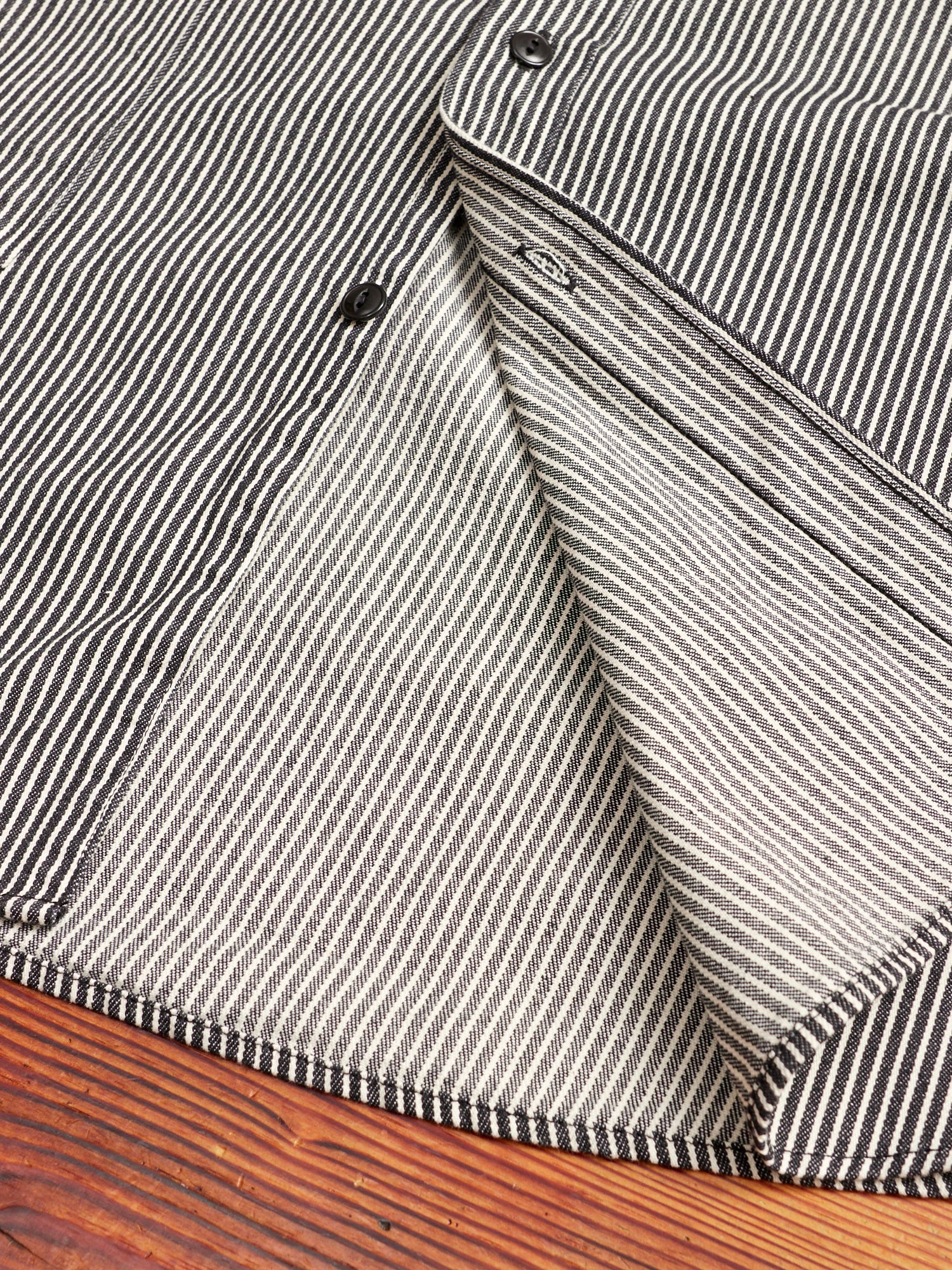 Diggin Shirt in 8oz Hickory Stripe - Image 7