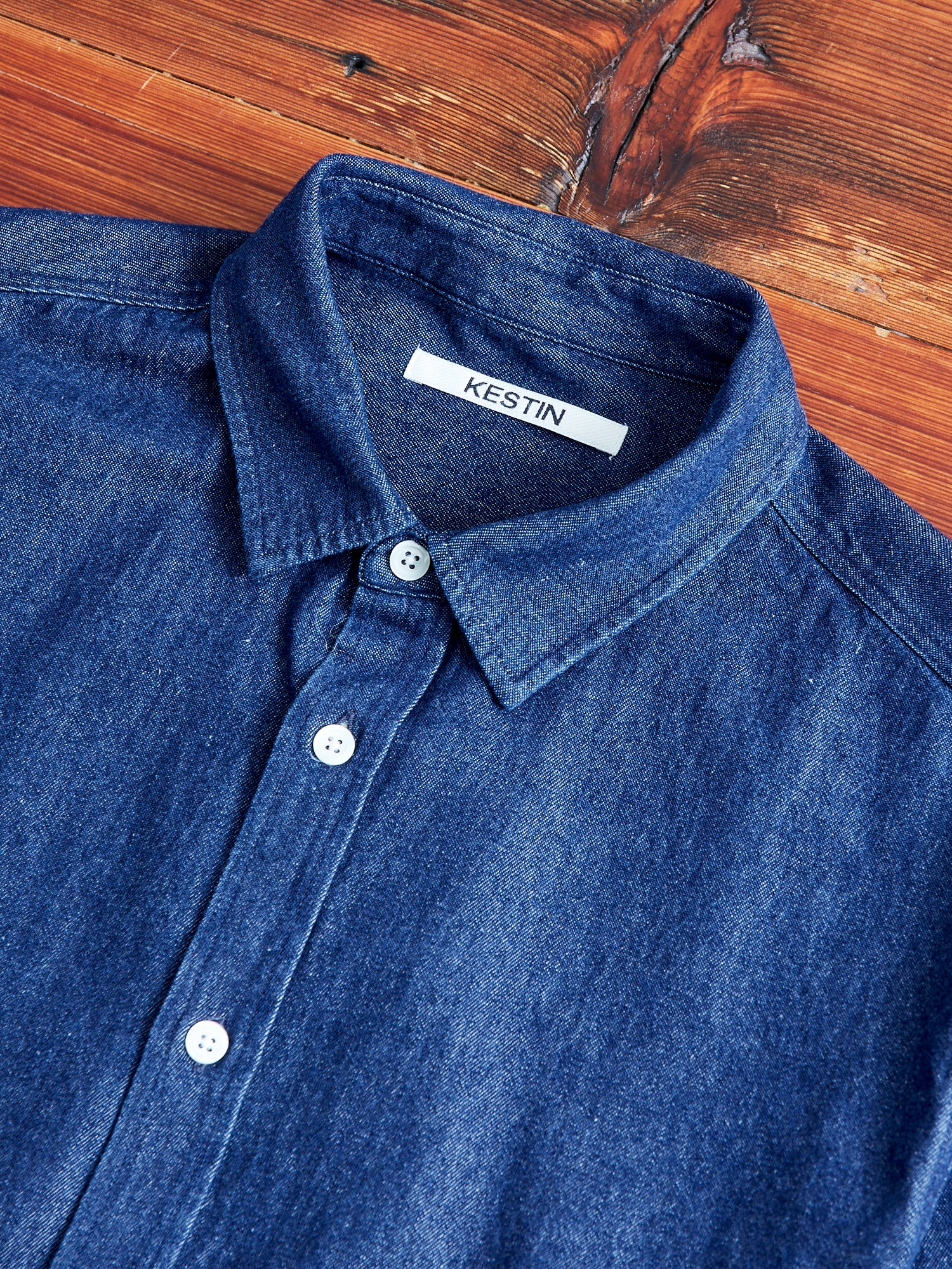 Dirleton Shirt in Dark Denim - Image 3