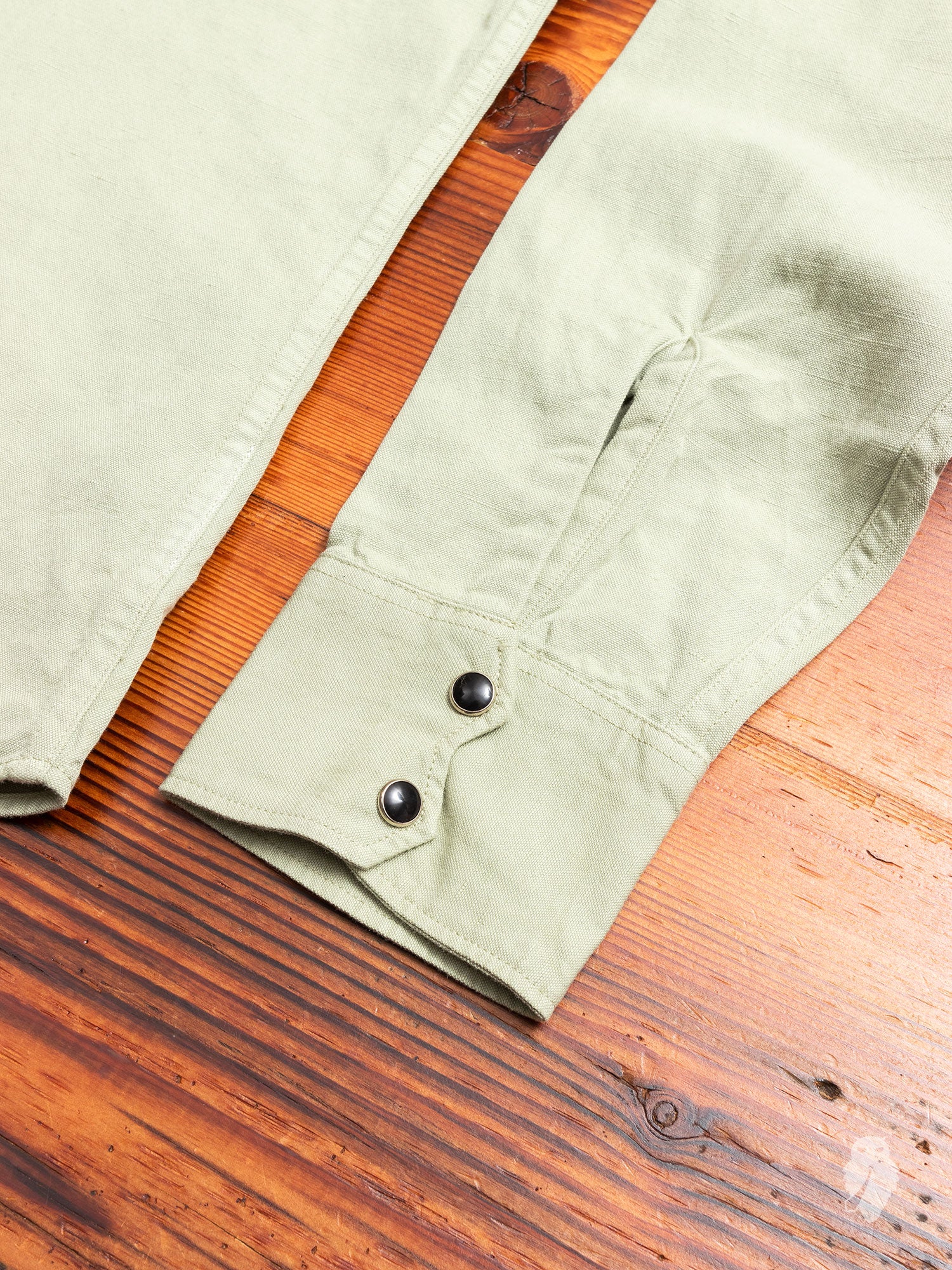 Dollard Western Shirt in Sage Green - Image 6