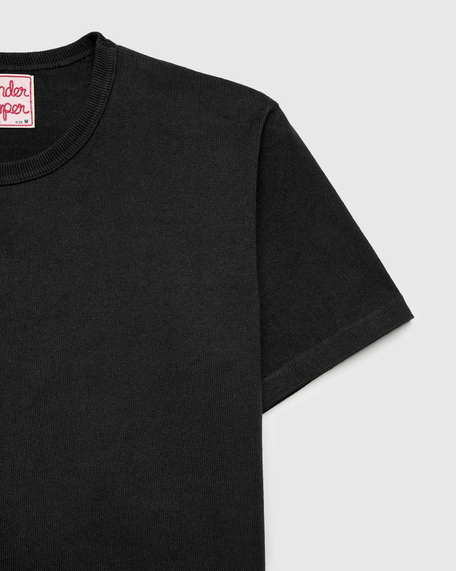 Double Heavyweight 12.1oz T-Shirt in Black - Image 4