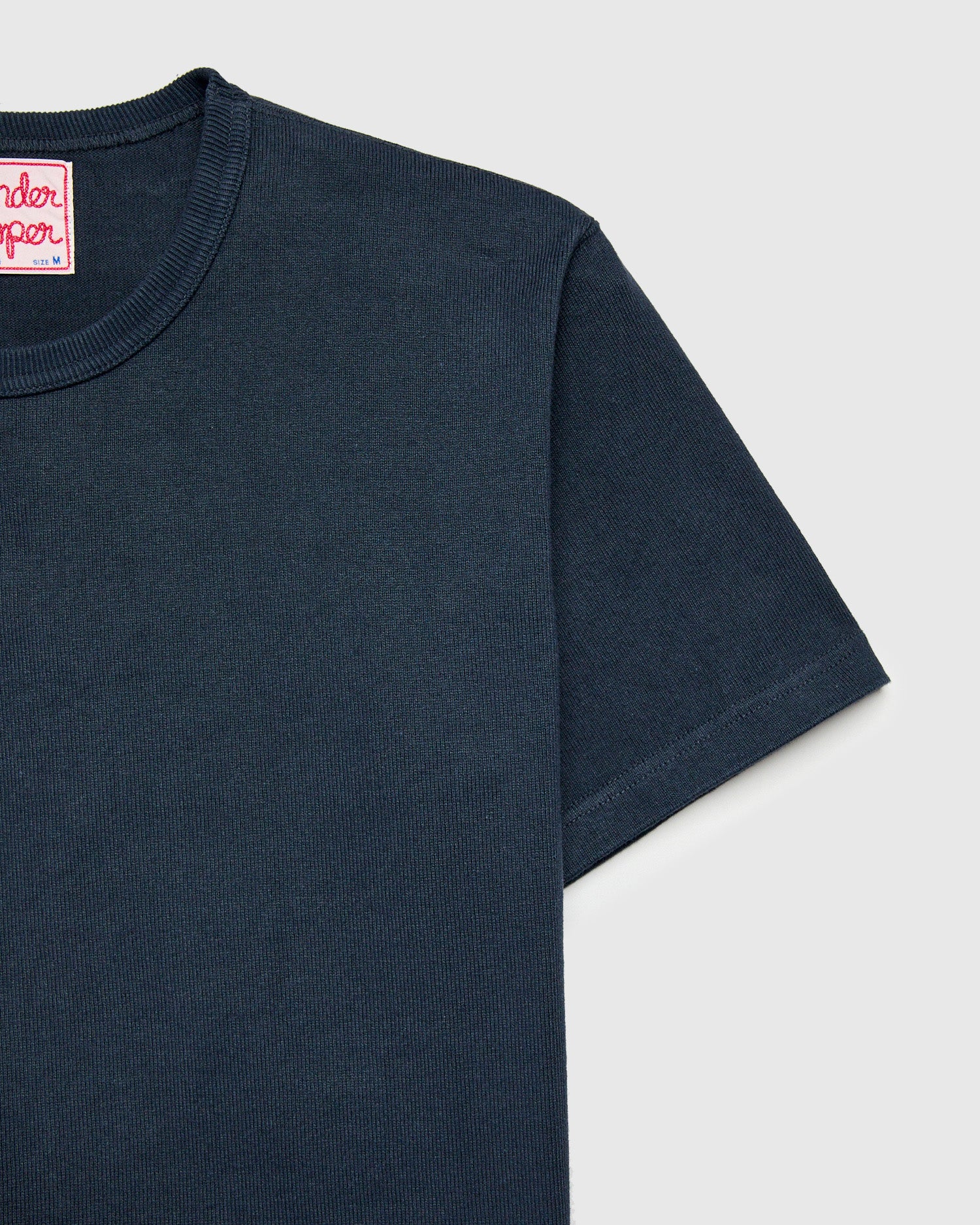 Double Heavyweight 12.1oz T-Shirt in Navy - Image 4