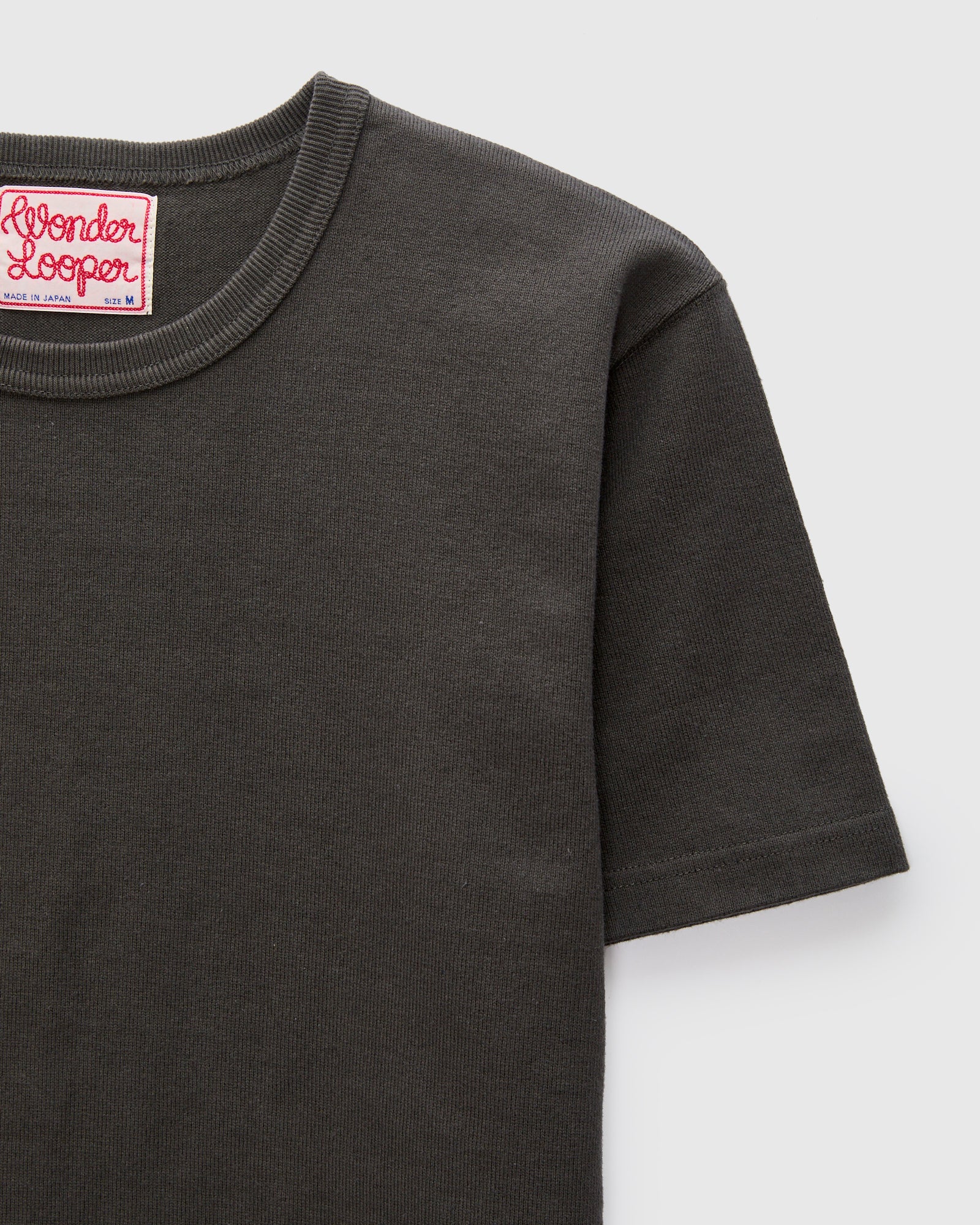 Double Heavyweight 12.1oz T-Shirt in Sumi Black - Image 3