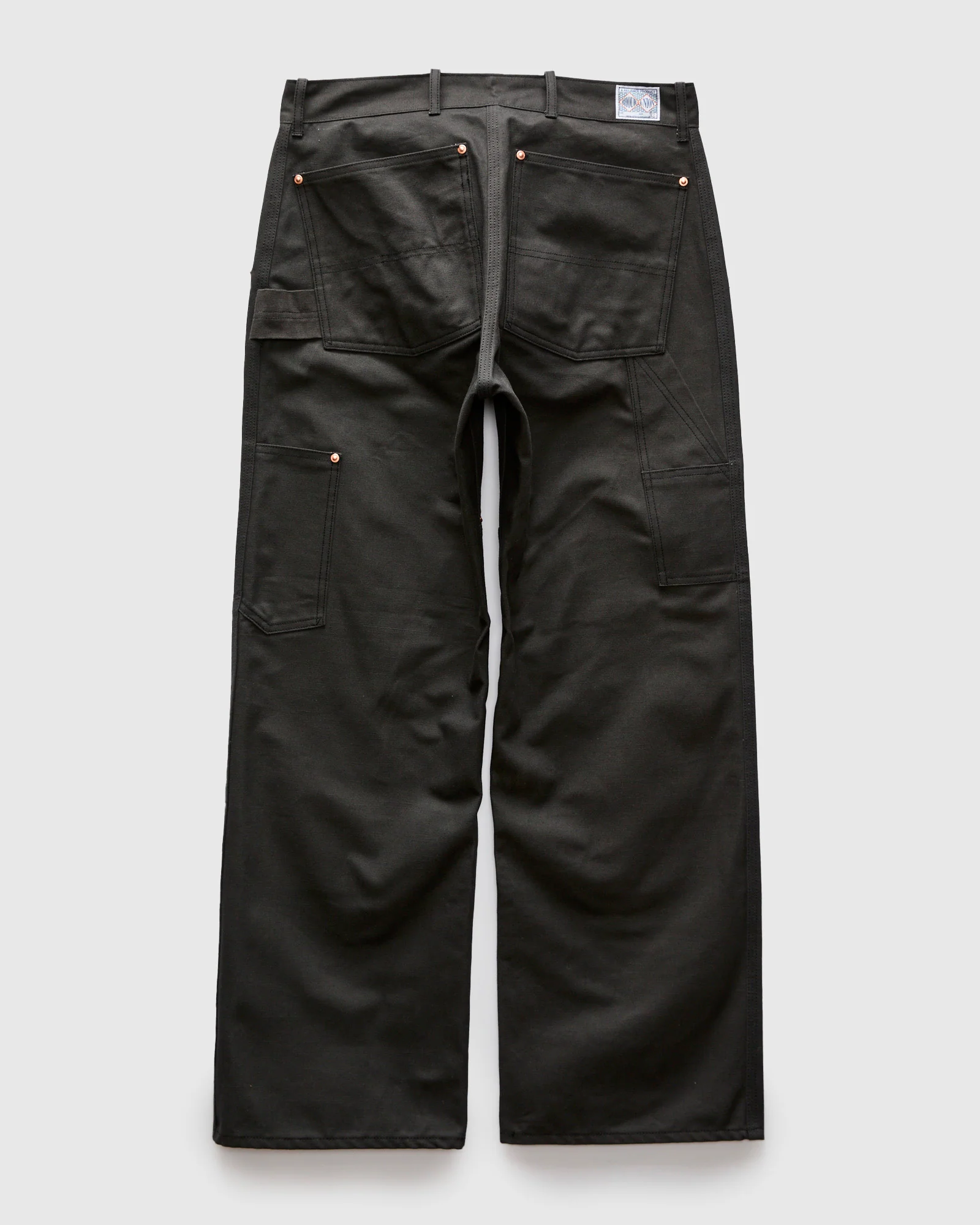 Double Knee Work Trousers in Charcoal - Image 2