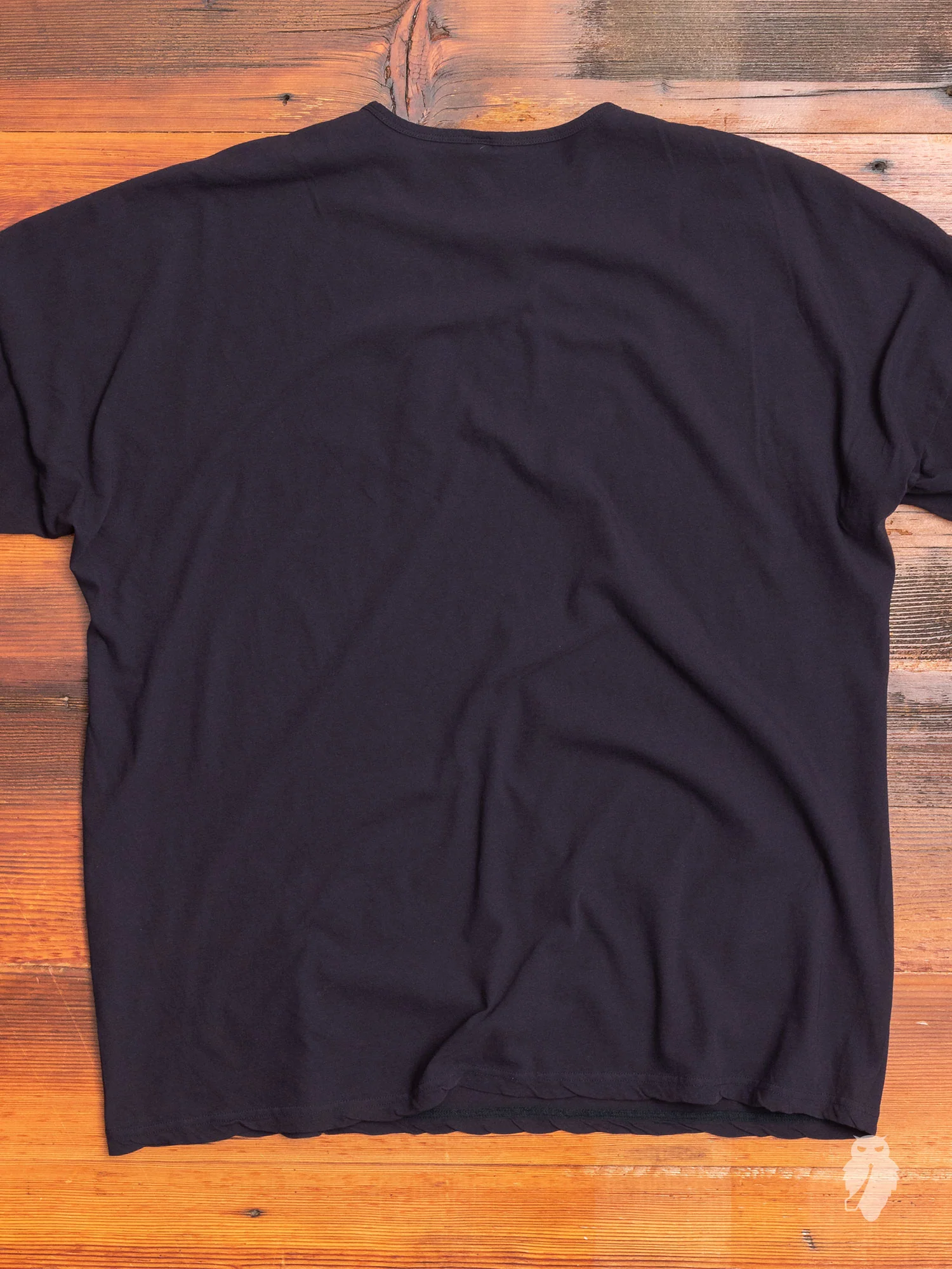 Drop Shoulder Relaxed T-Shirt in Dark Navy - Image 5