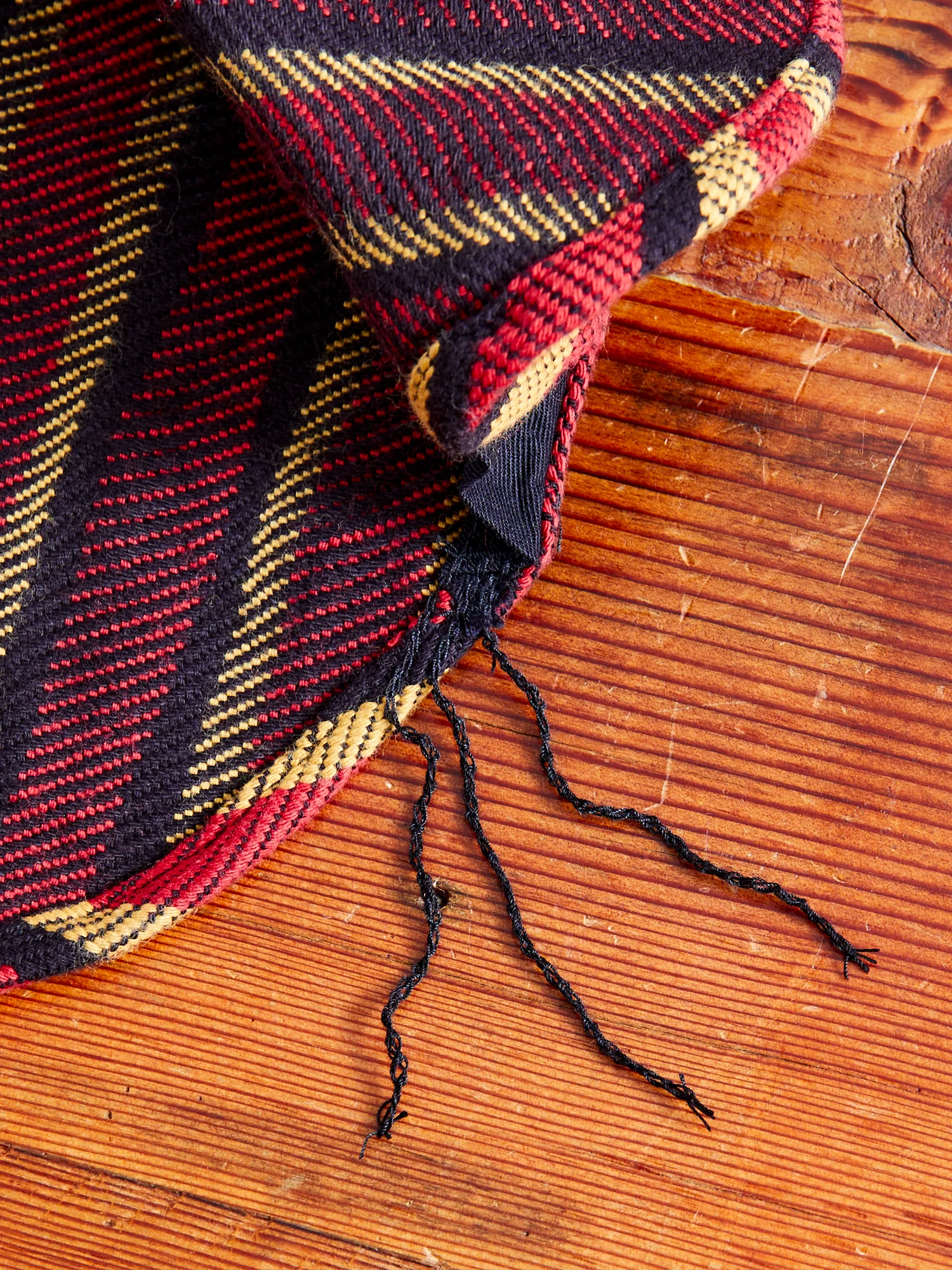 "Drunk Stripe" Flannel Shirt in Red - Image 8