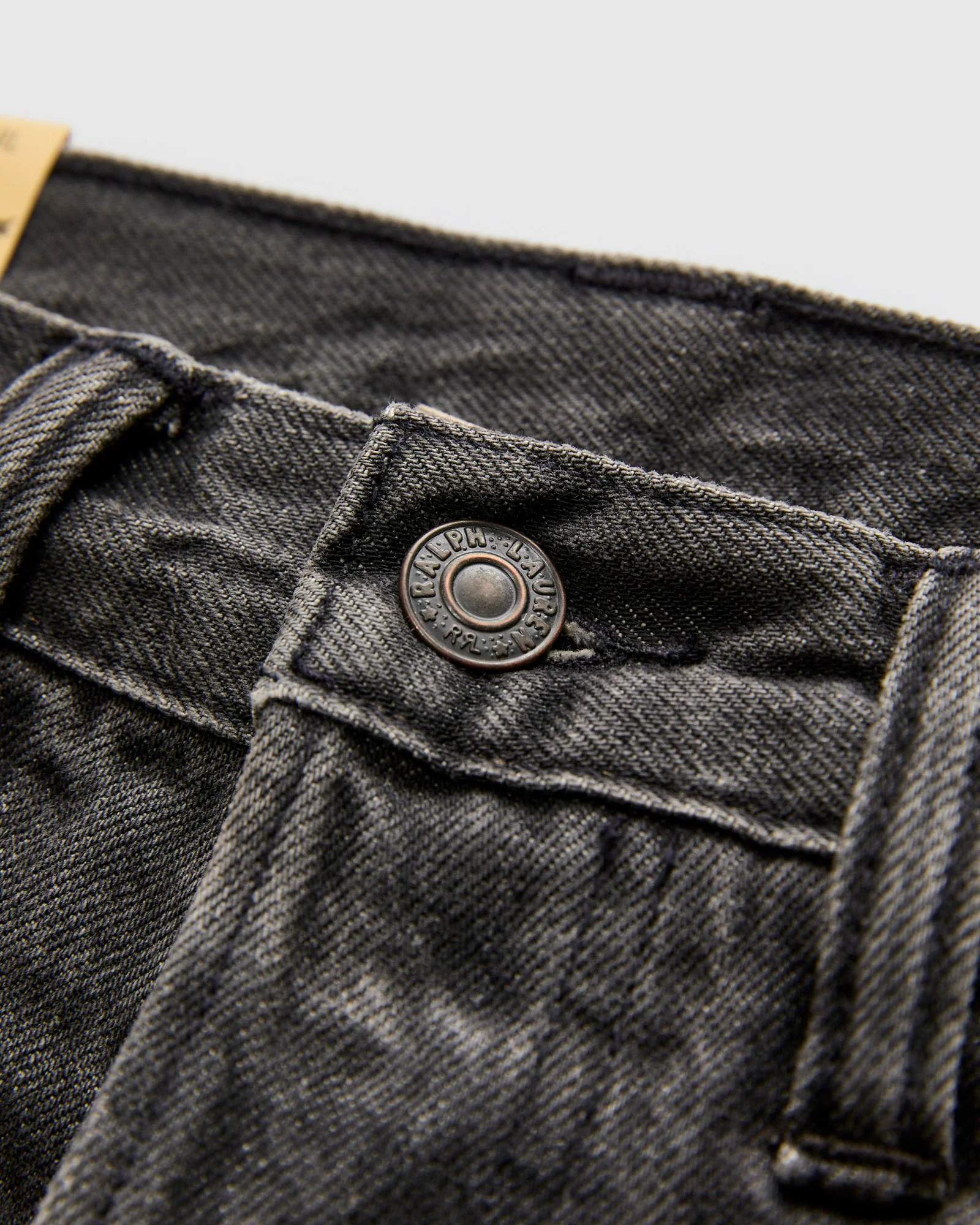 Dusty Black 13oz Washed Denim - Straight Fit - Image 5