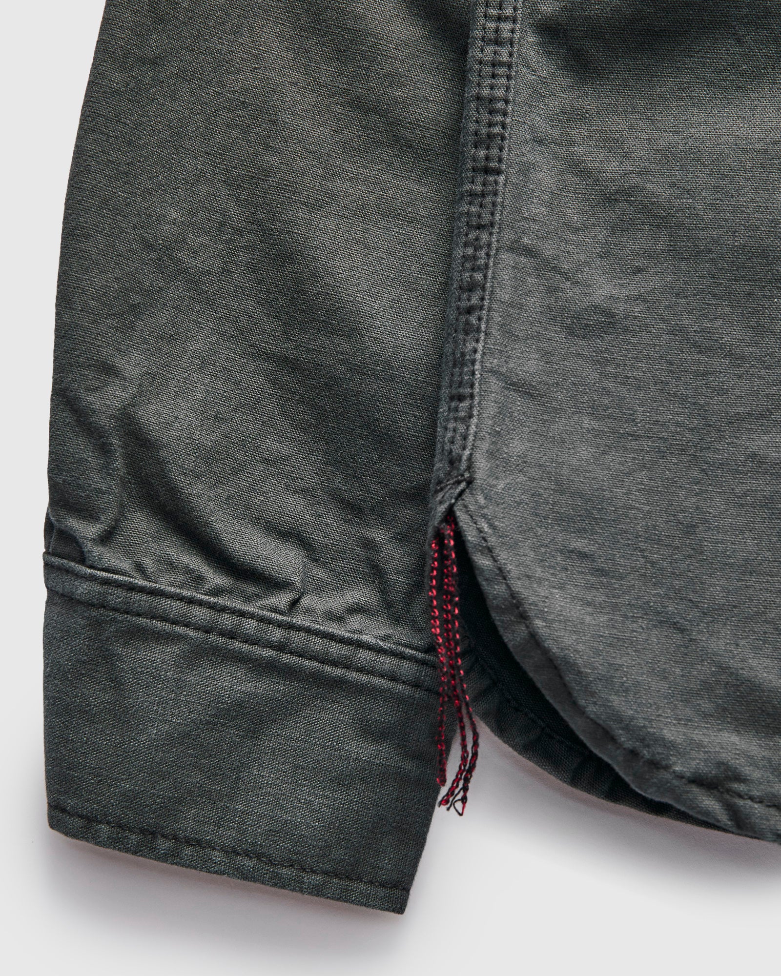 Dyed Canvas Work Shirt in Ash - Image 5