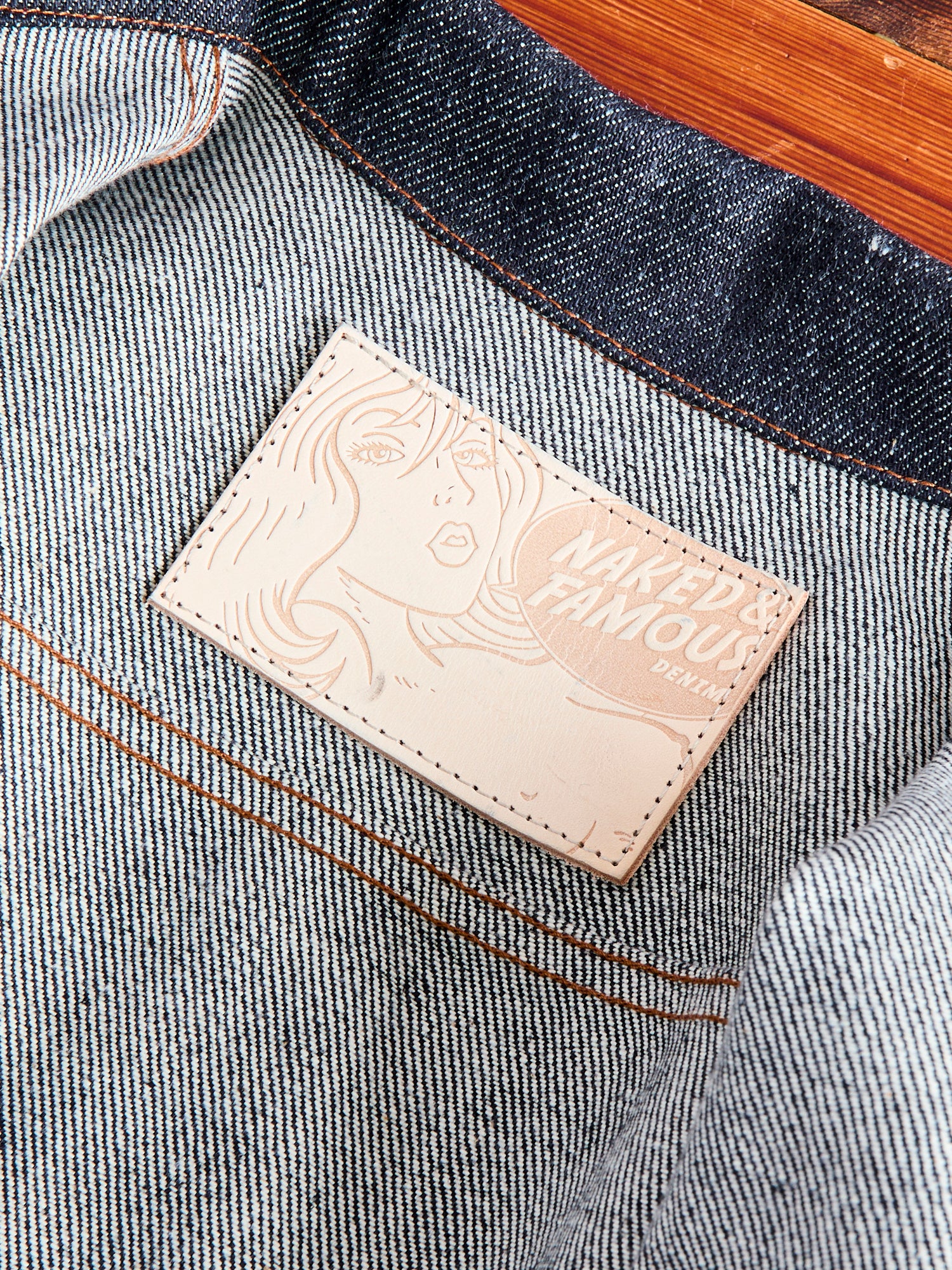 "Elephant 13 - Red Core" 21oz Selvedge Denim Jacket - Image 12