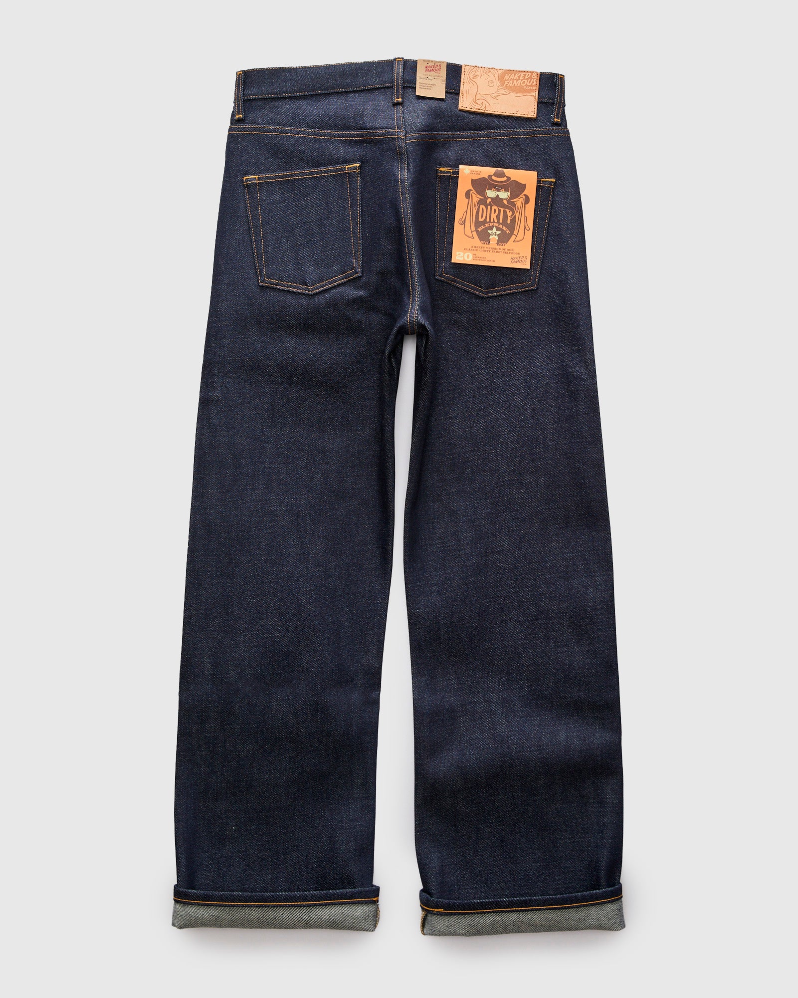 "Elephant 14 Dirty Elephant" 20oz Selvedge Denim - Strong Guy Fit - Image 3
