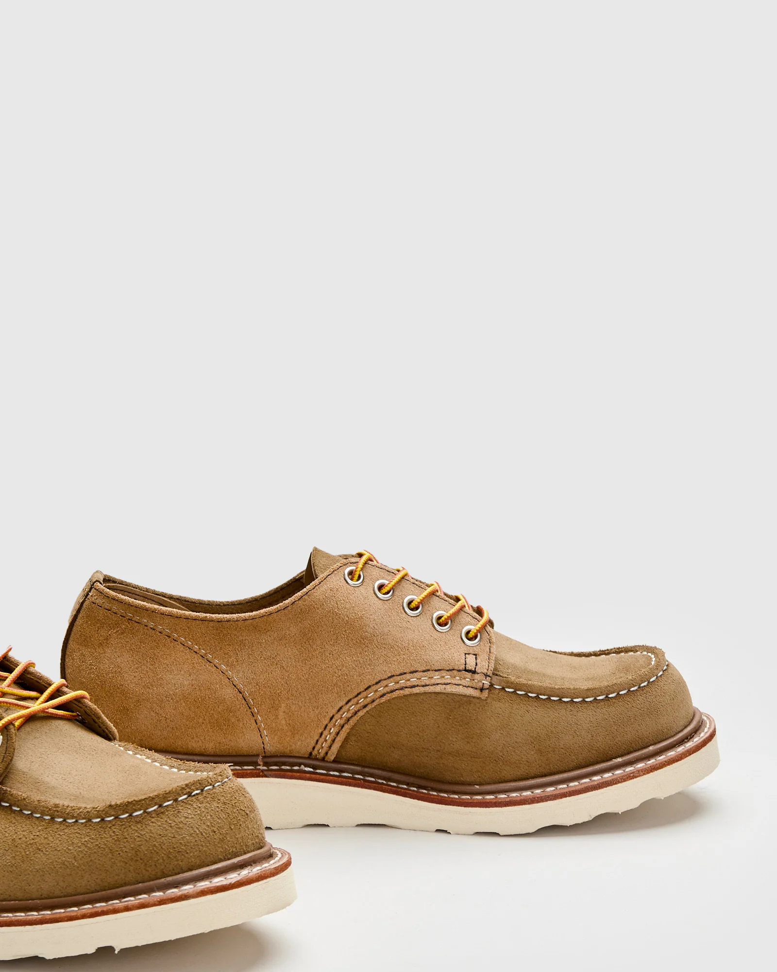 Engineered Garments x Red Wing "Shop Moc" Oxford in Camel Remix - Image 4