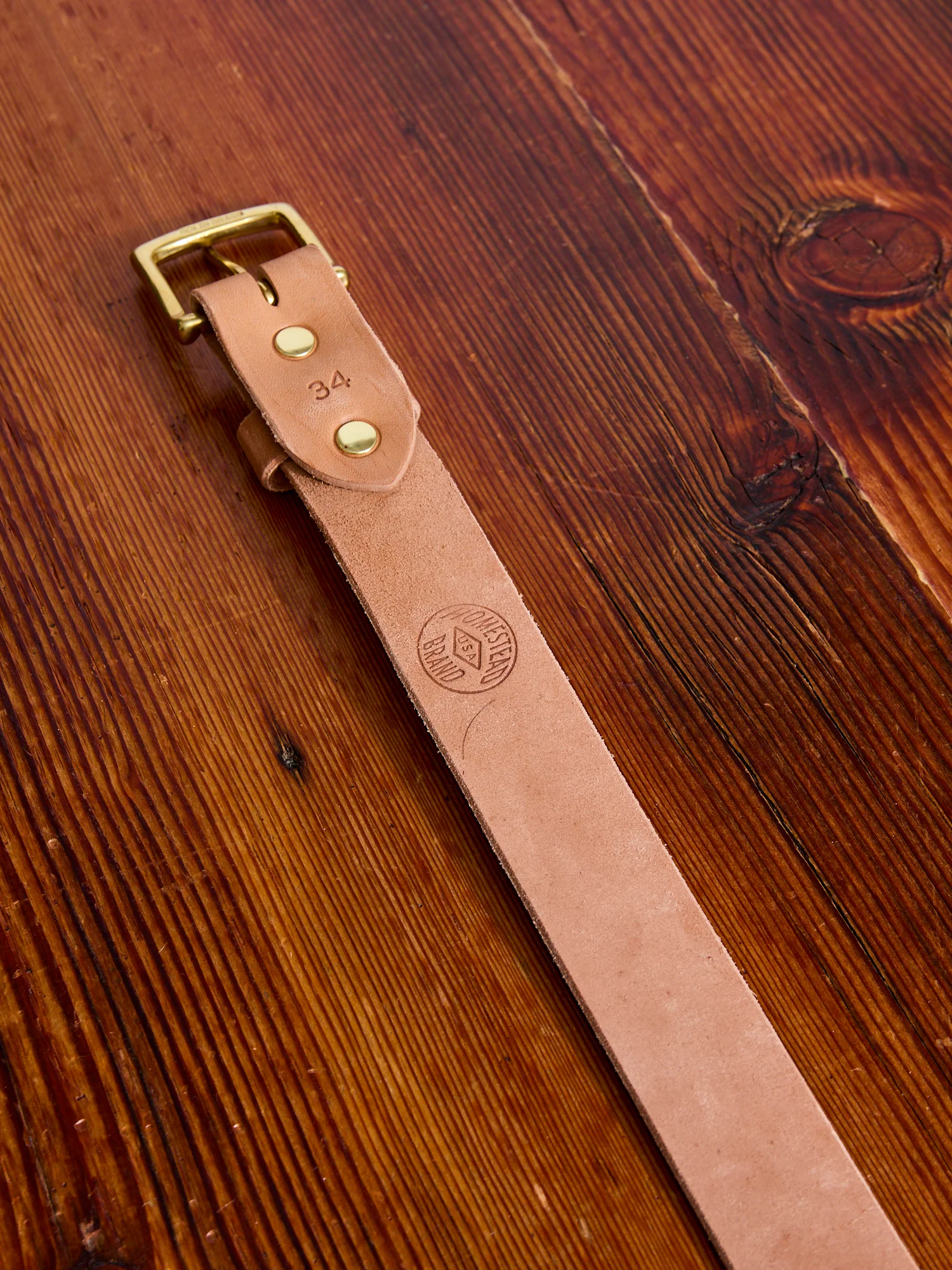 Essential Belt in Natural Horsehide - Image 6
