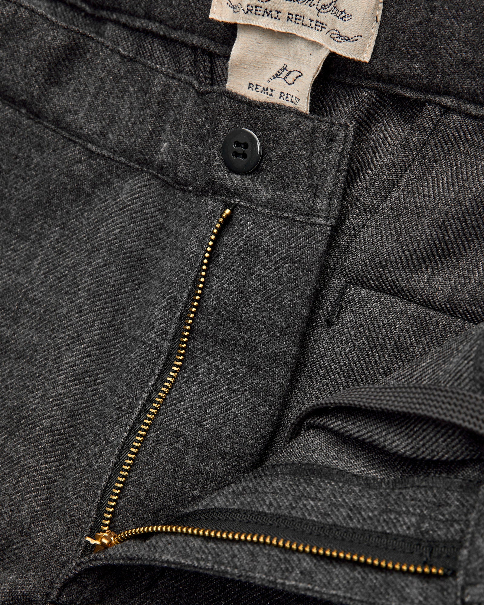 Ester Tweed Pant in Charcoal Grey - Image 6
