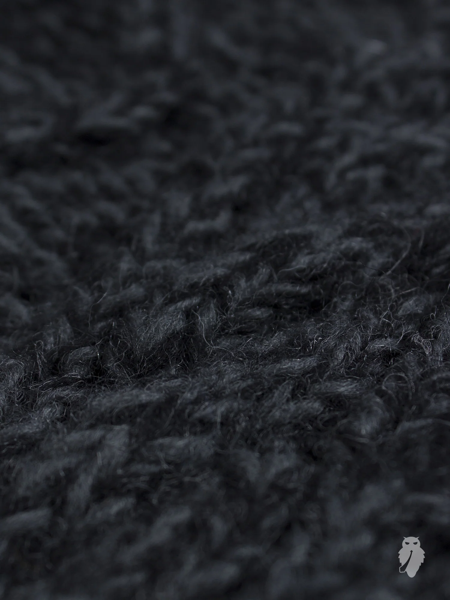 "Cowichan" Cable Knit Cardigan in Charcoal - Image 7