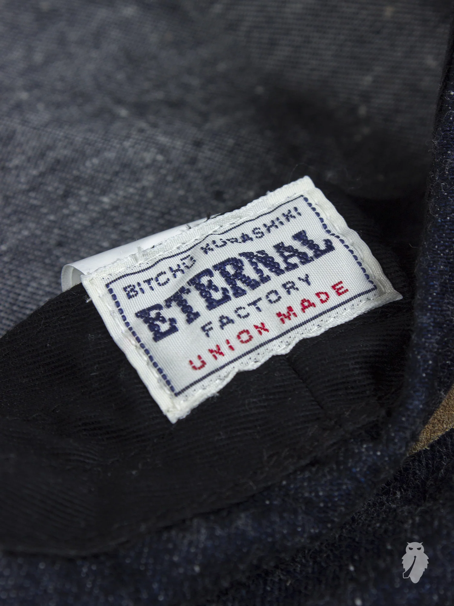 Unstructured Denim/Leather Engineer Cap - Image 5