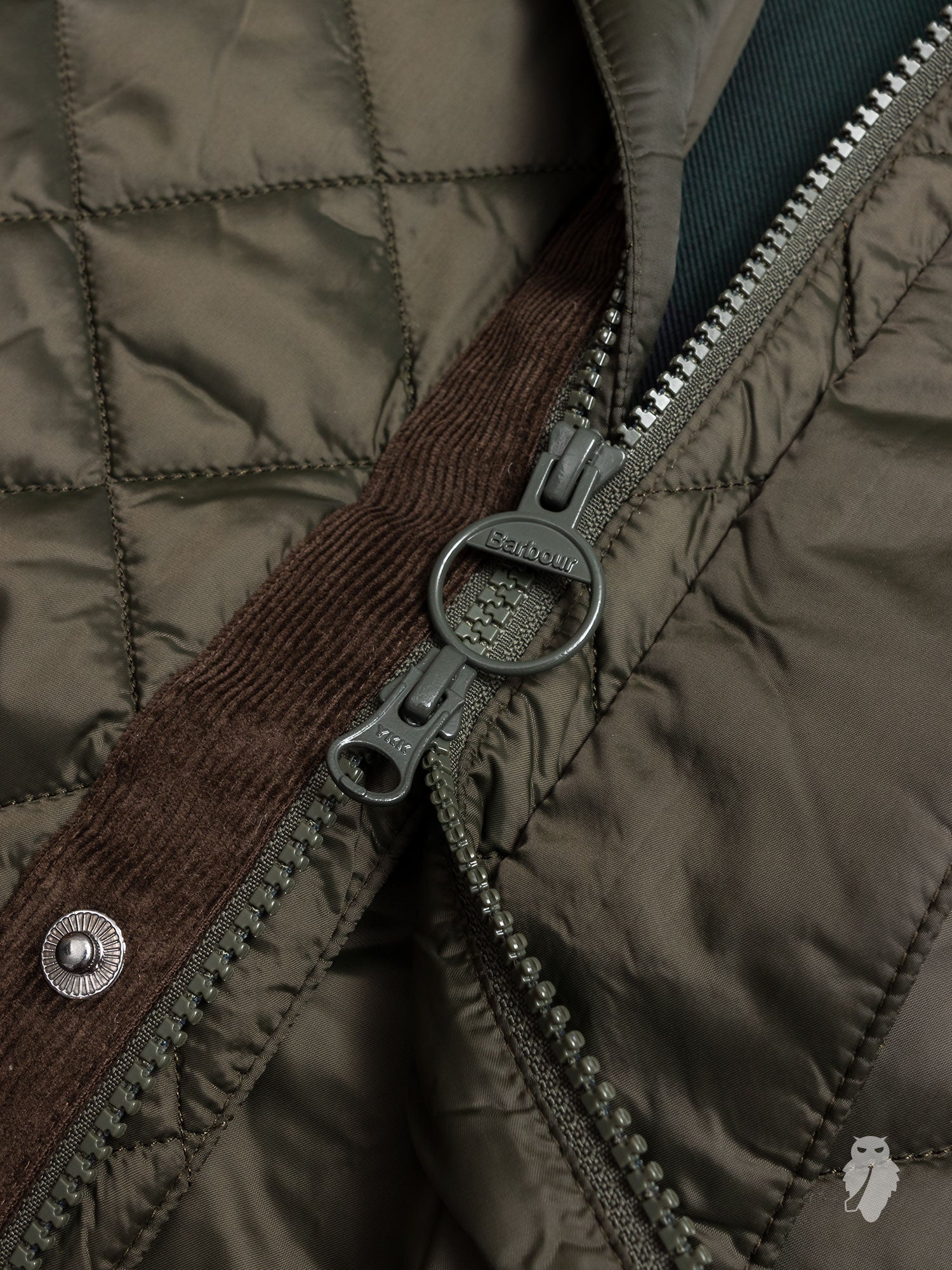 "Evanton" Quilt Jacket in Sage - Image 9