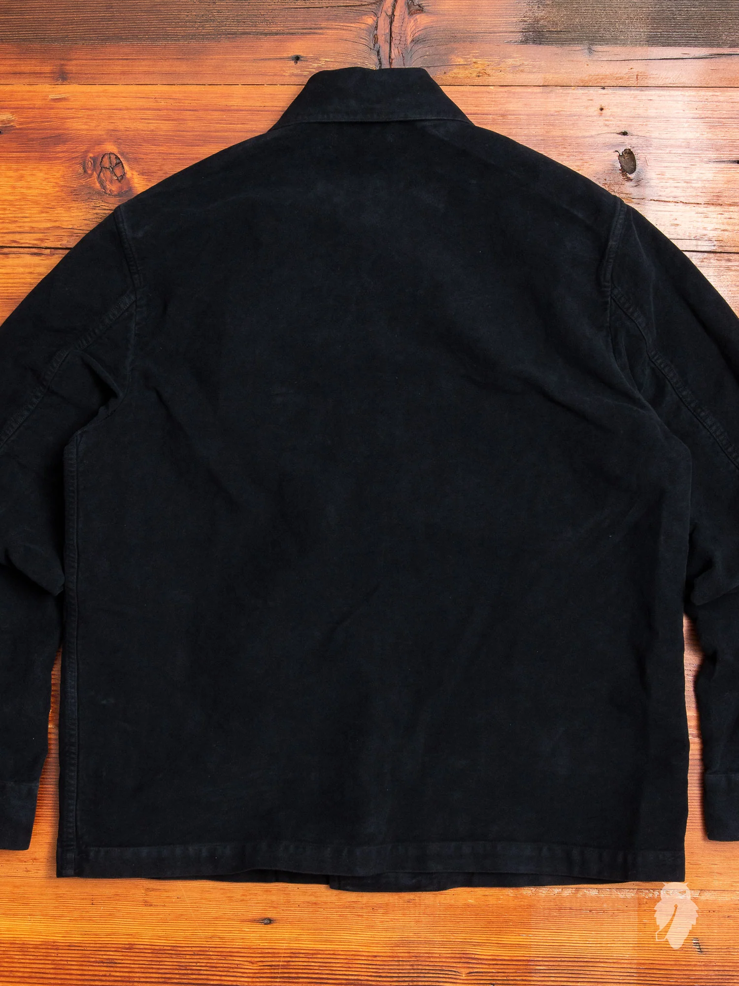Evening Coaches Jacket in Blueblack Moleskin - Image 8