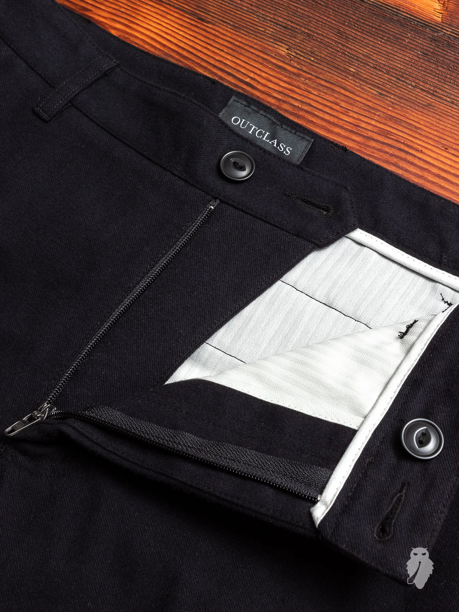 Expedition Pants in Black Brushed Twill - Image 4