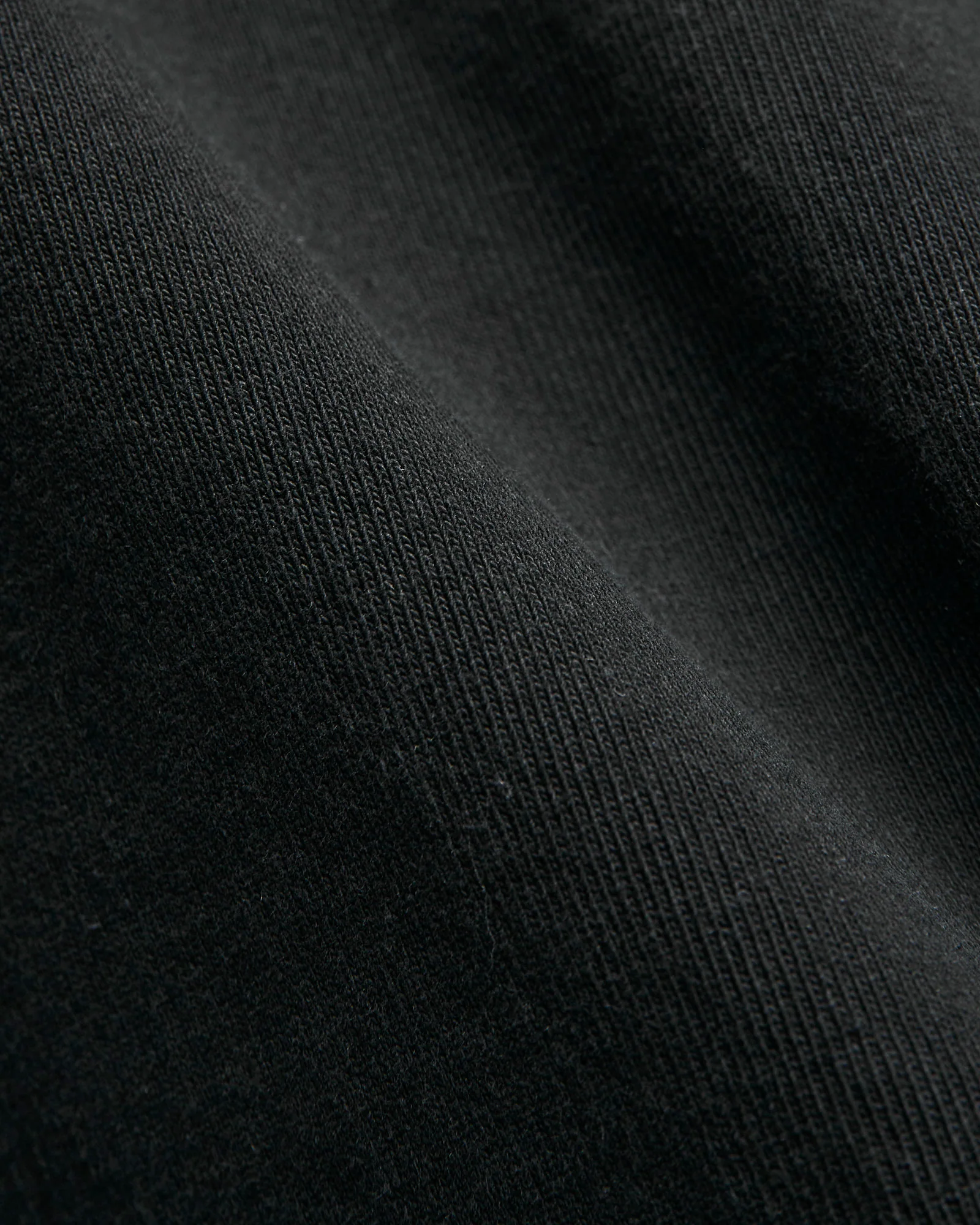 Extra Heavyweight Solid Long Sleeve T-Shirt in Black - Image 6