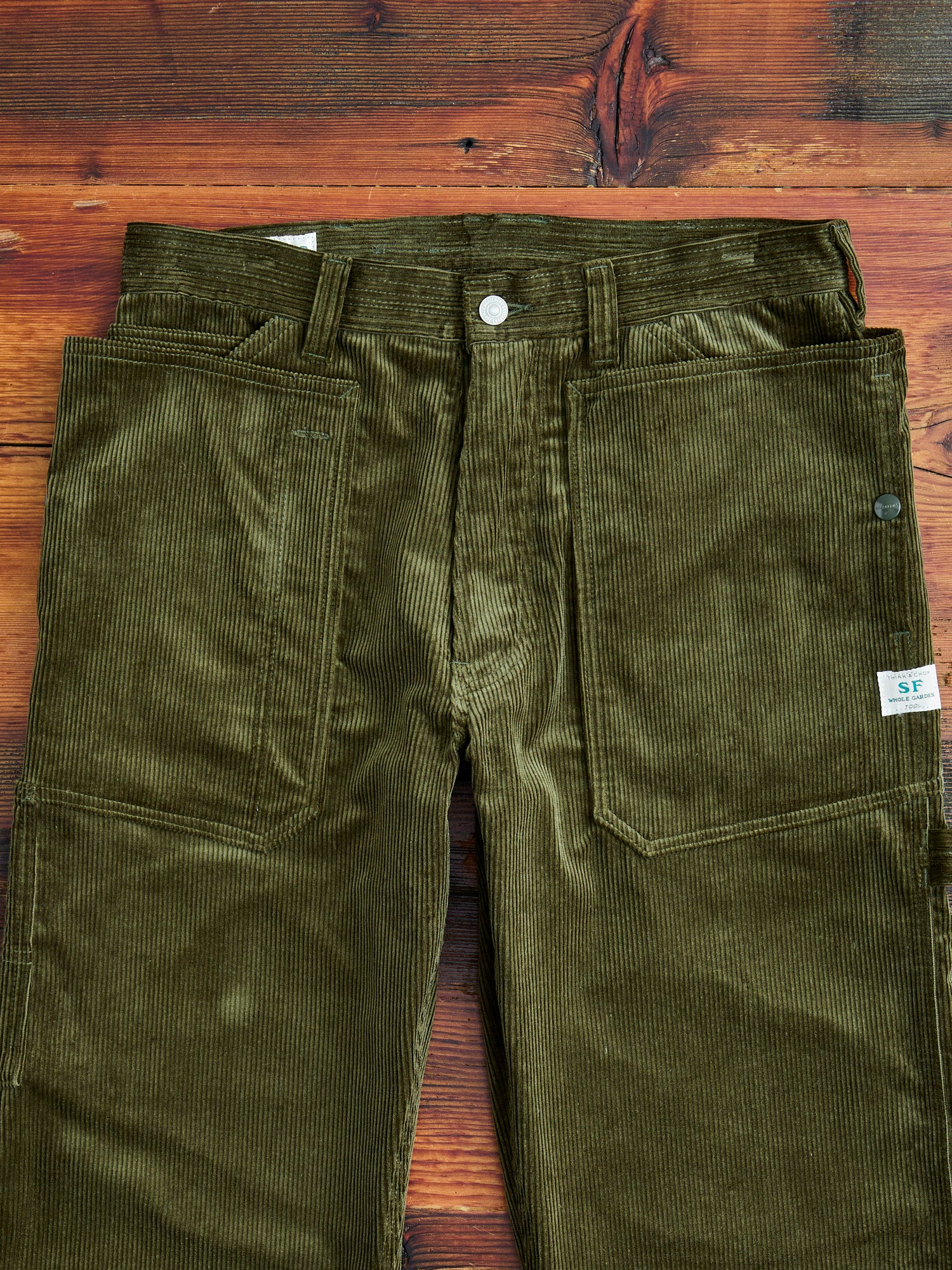 Fall Leaf Gardener Pants in Olive 9W Corduroy - Image 4
