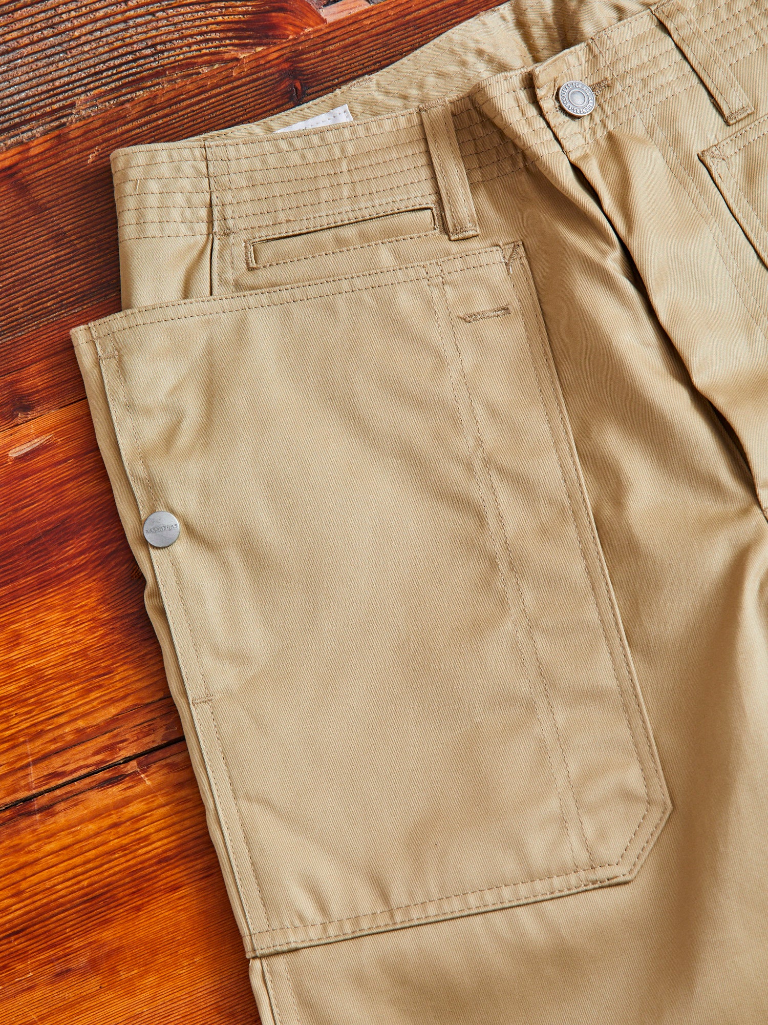 Fall Leaf Sprayer Pants in Beige Chino - Image 5