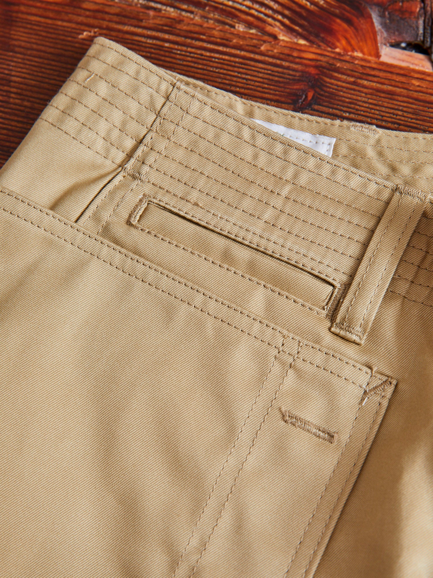 Fall Leaf Sprayer Pants in Beige Chino - Image 6