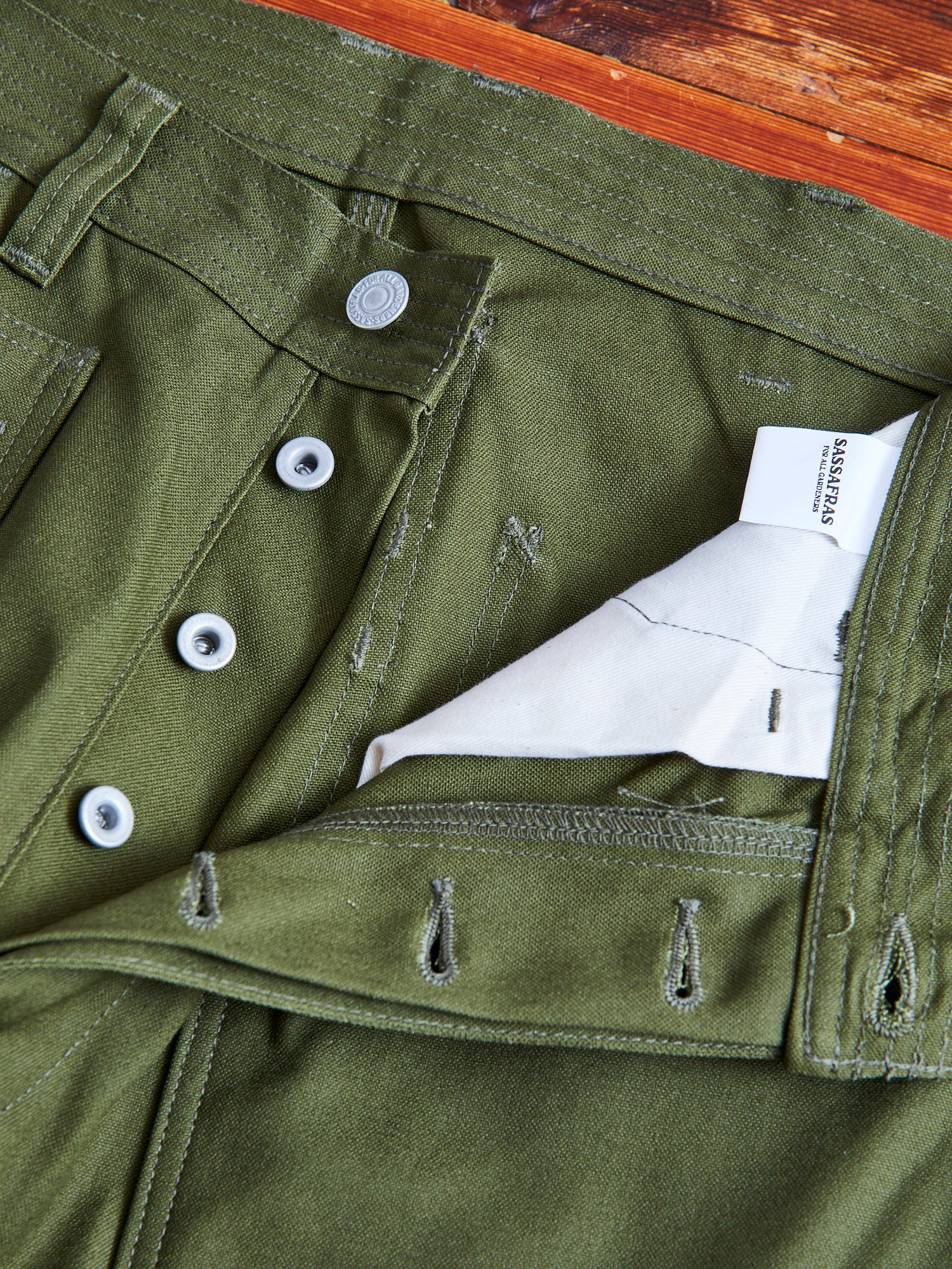 Fall Leaf Tough Pants in Olive Duck Canvas - Image 9