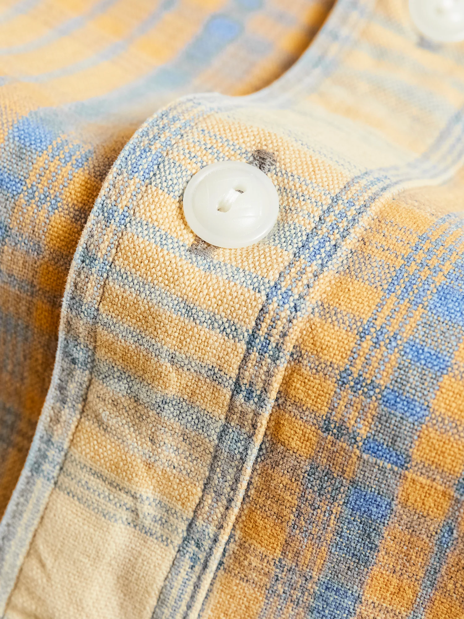 Farrell Plaid Workshirt in Yellow Multi - Image 6
