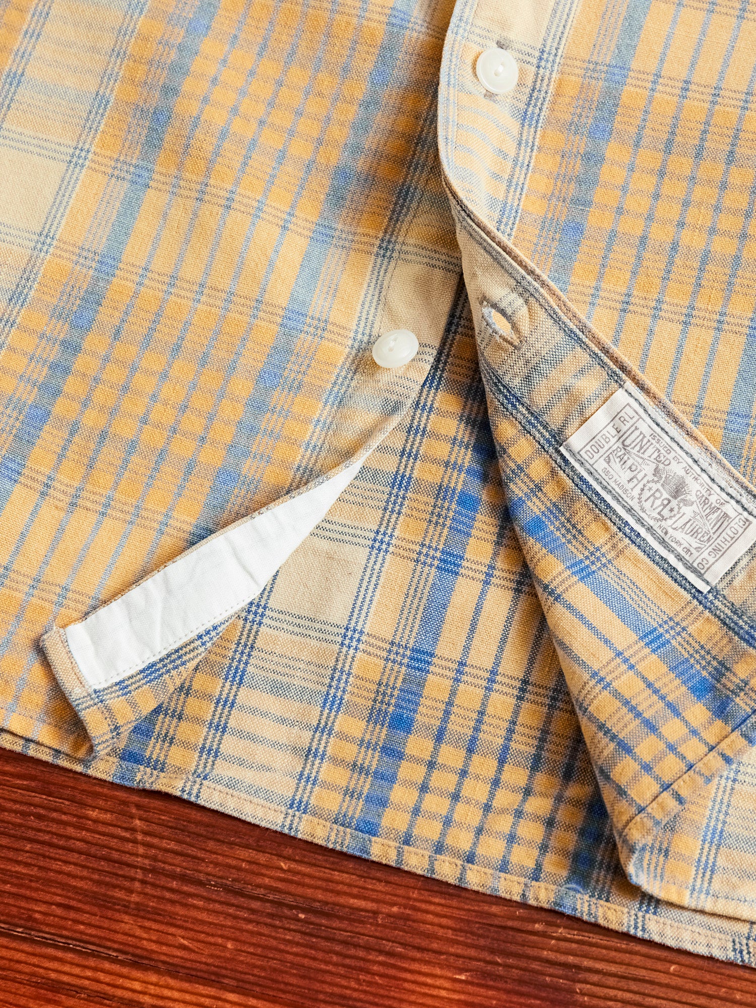 Farrell Plaid Workshirt in Yellow Multi - Image 7