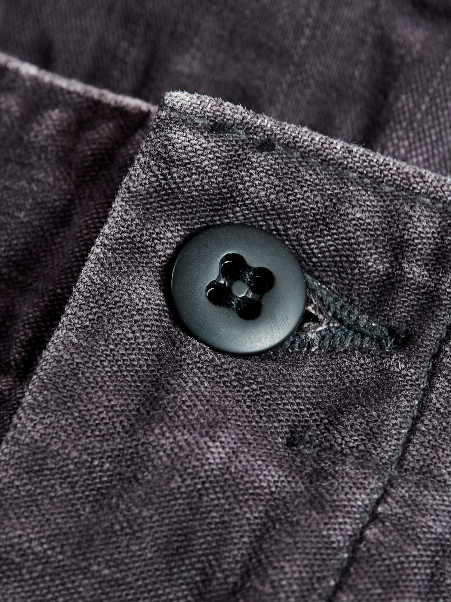 Slim Fatigue Pants in Black Stone - Image 6
