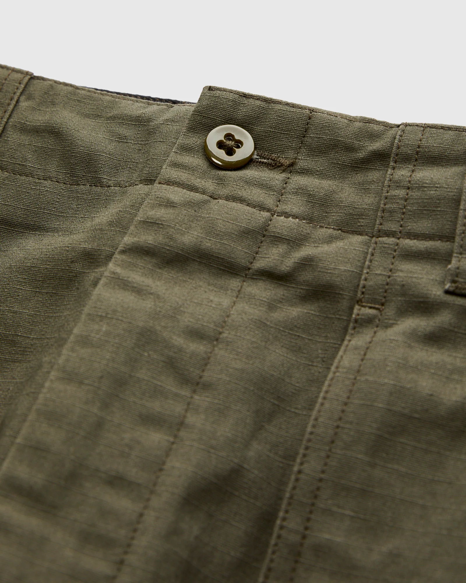 Fatigue Pants in Olive Heavyweight Cotton Ripstop - Image 5