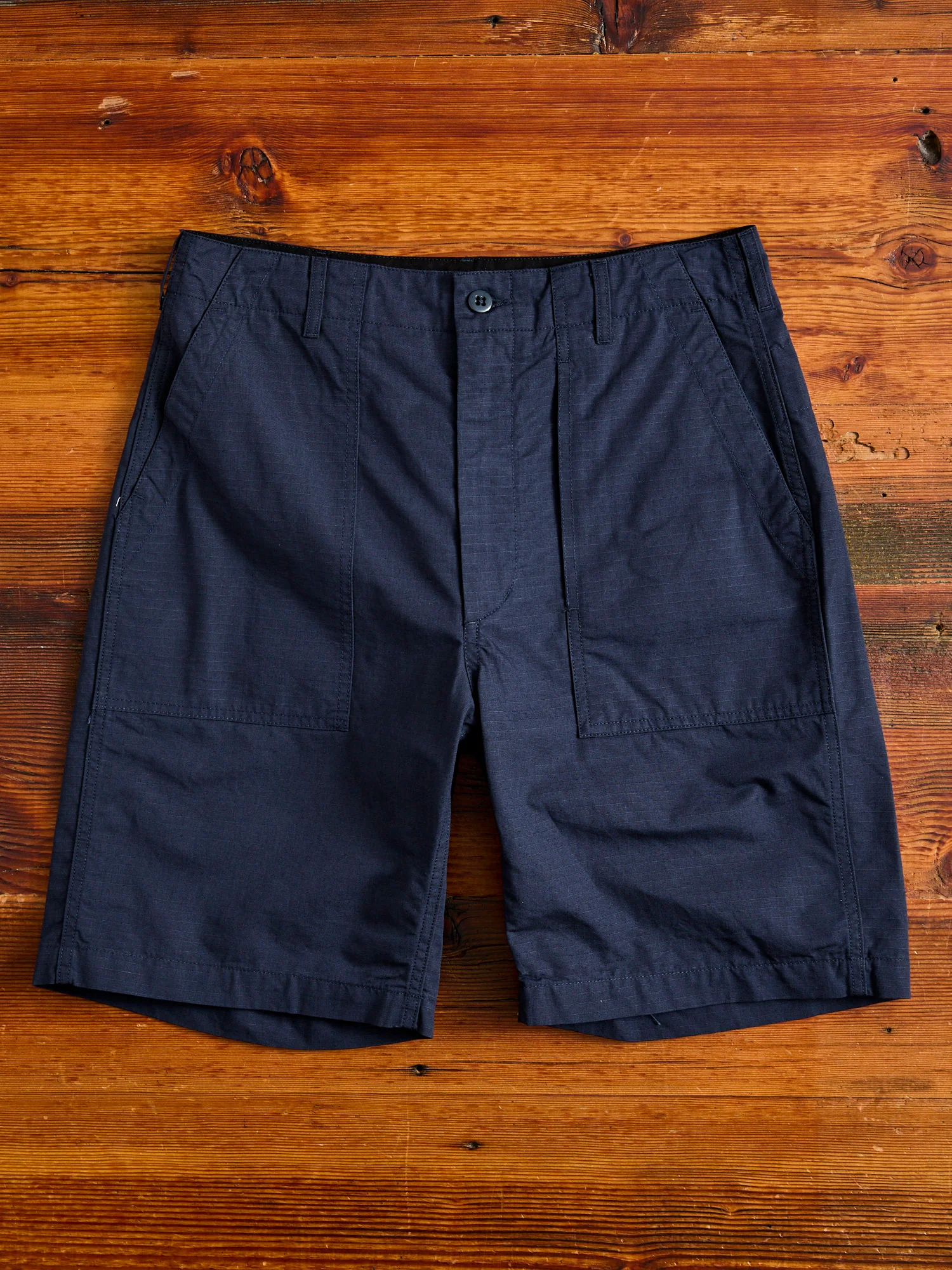 Fatigue Shorts in Navy Cotton Ripstop