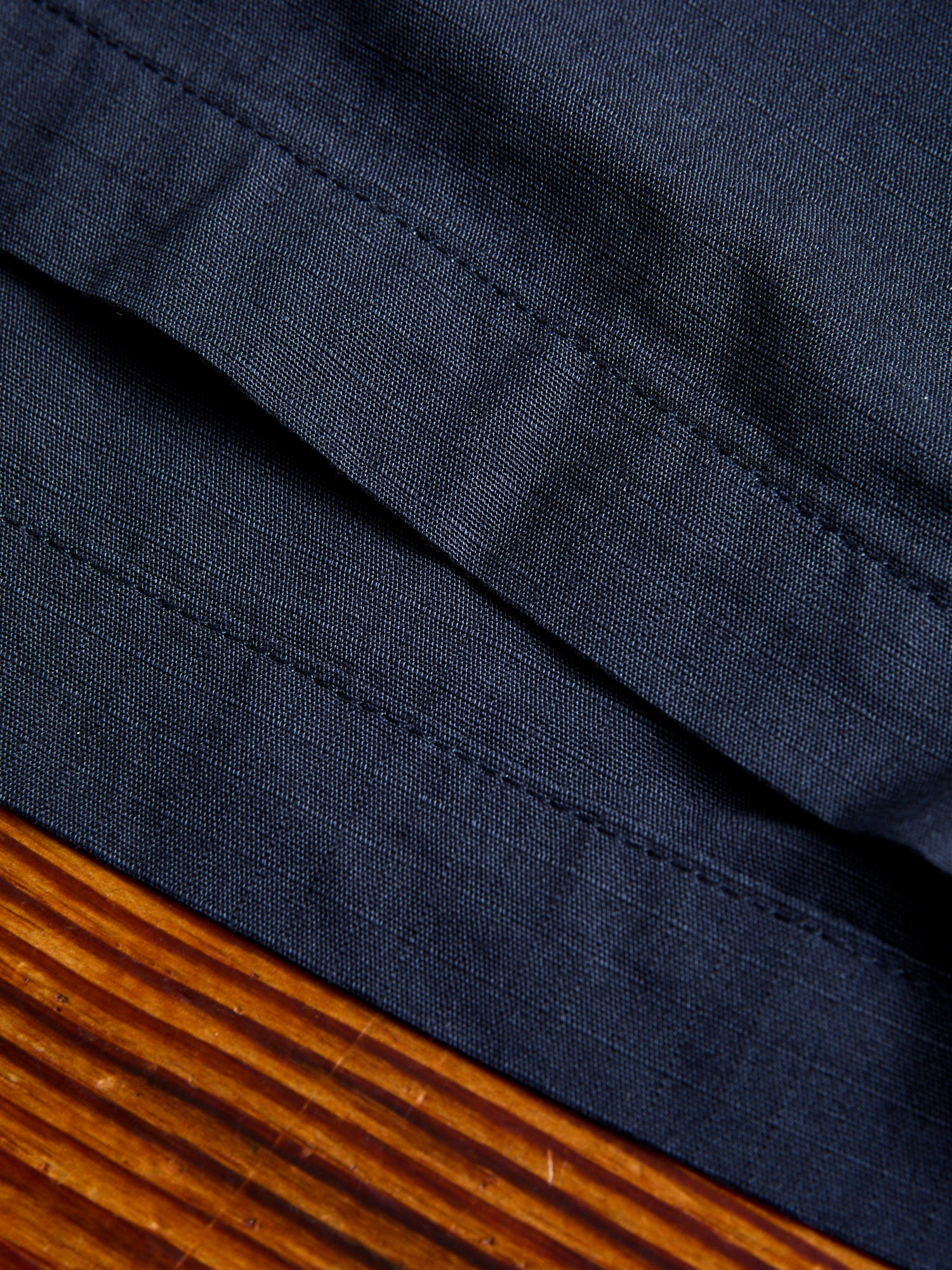 Fatigue Shorts in Navy Cotton Ripstop - Image 6