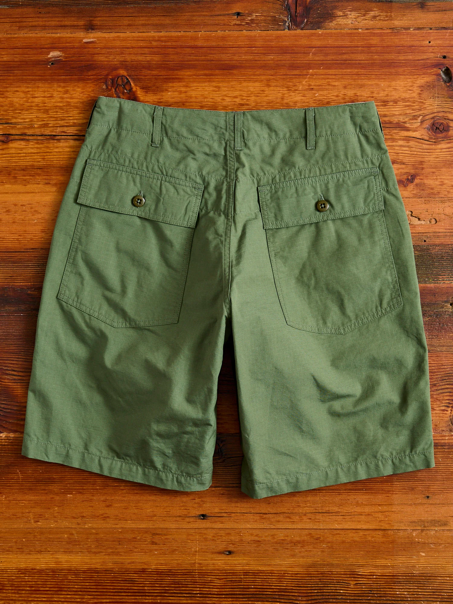 Fatigue Shorts in Olive Cotton Ripstop - Image 9