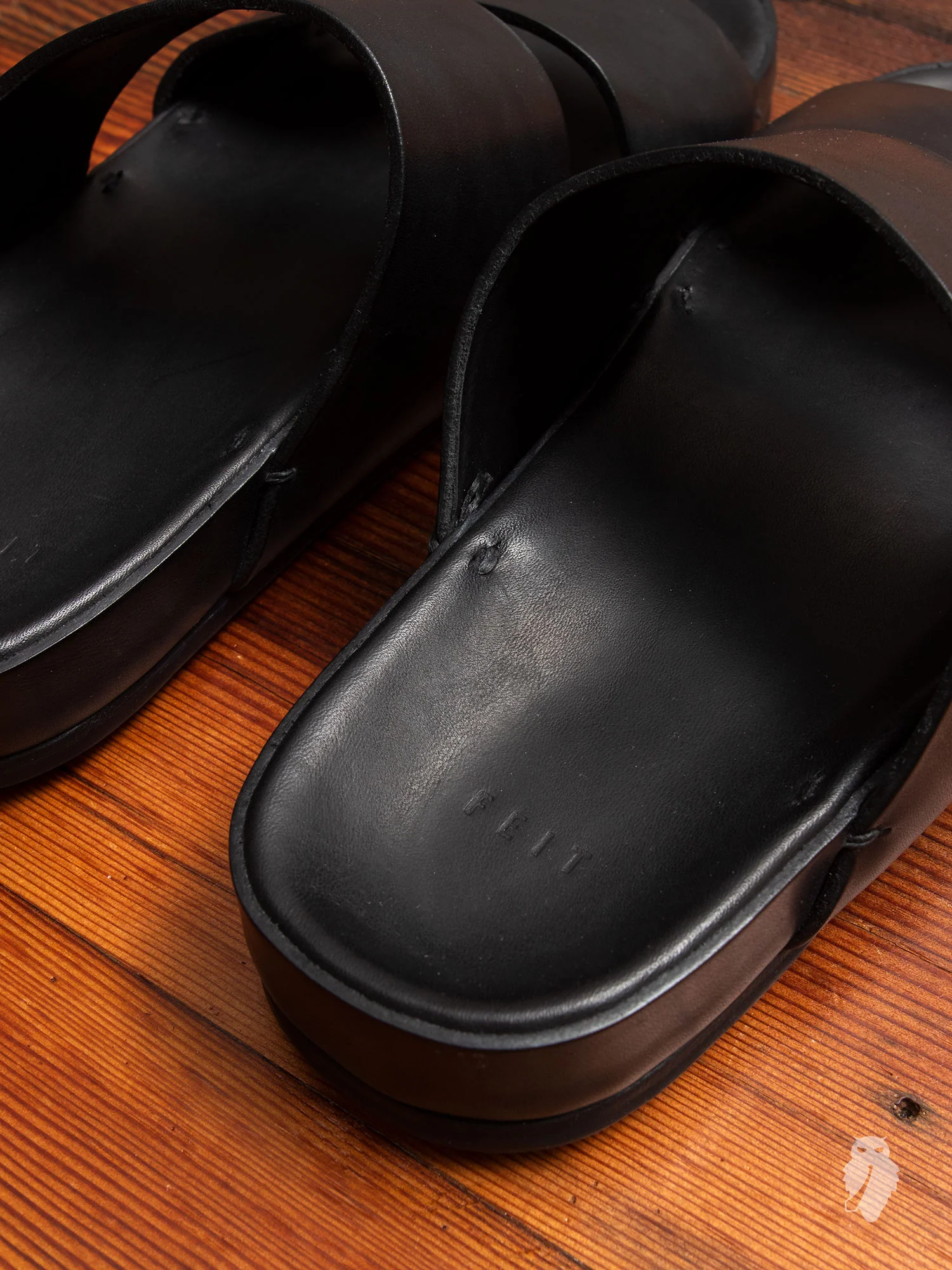 Hand Molded Sandal in Black - Image 3
