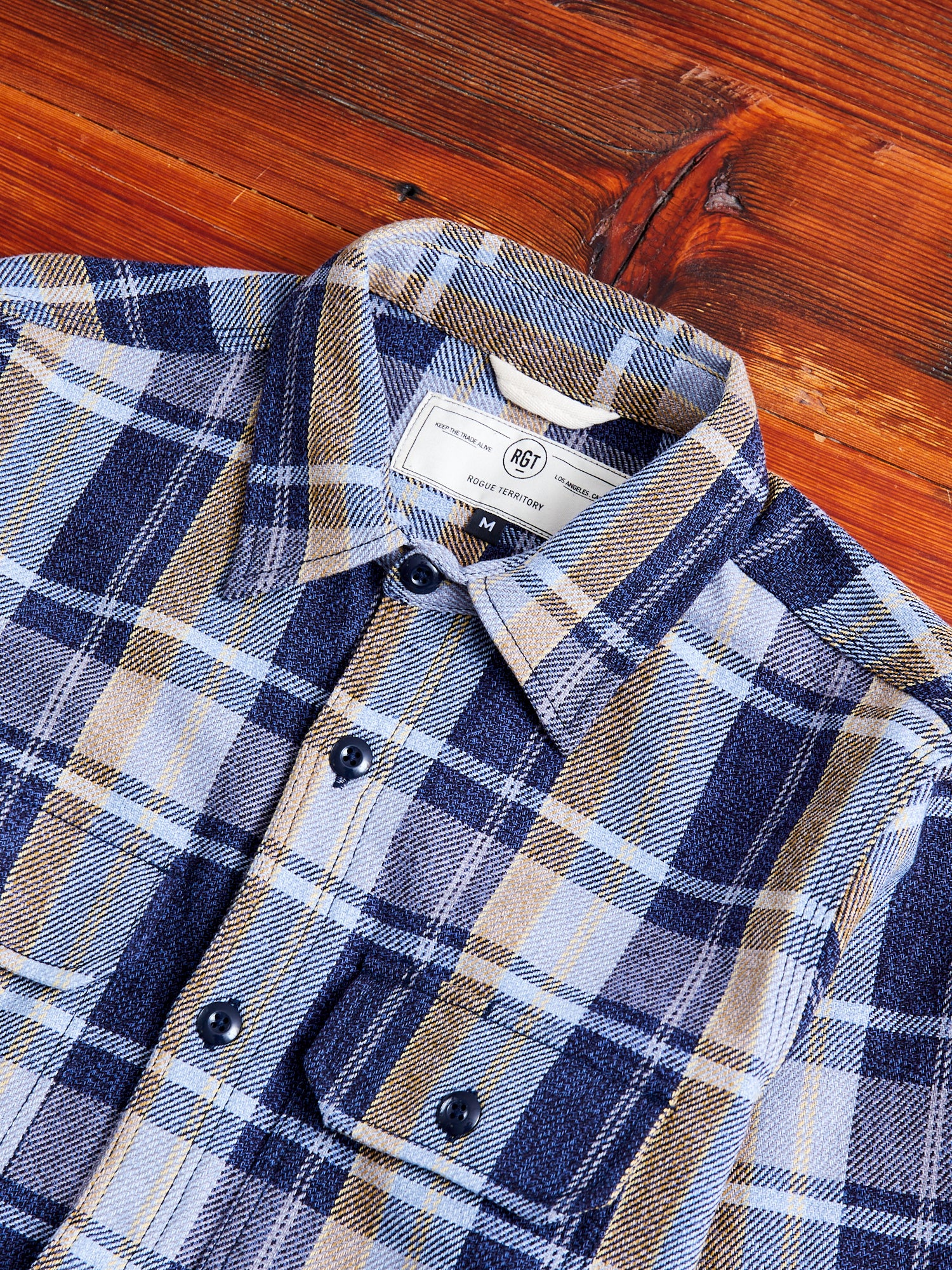 "Field Shirt" in Desert Sky Plaid - Image 3