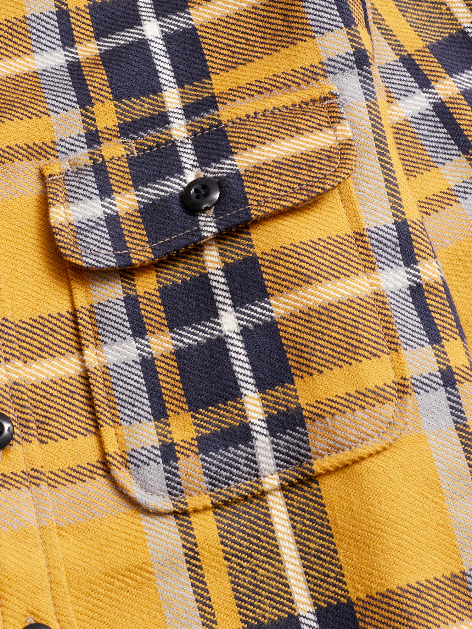 "Field Shirt" in Gold Plaid - Image 3