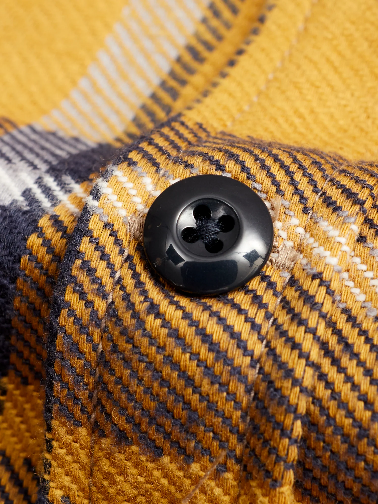 "Field Shirt" in Gold Plaid - Image 4