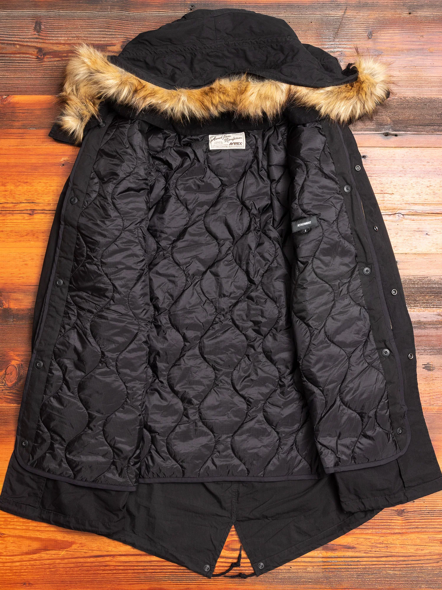Fishtail Parka in Black - Image 10