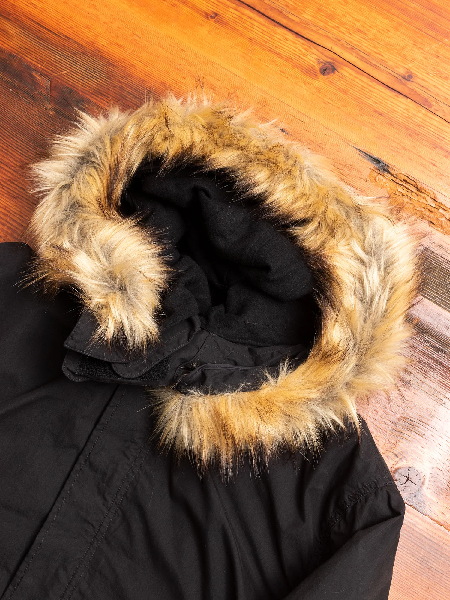 Fishtail Parka in Black - Image 3