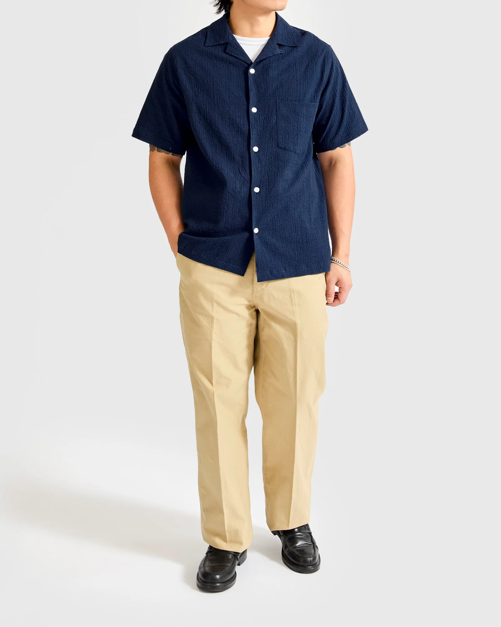Flamé Shirt in Navy - Image 8